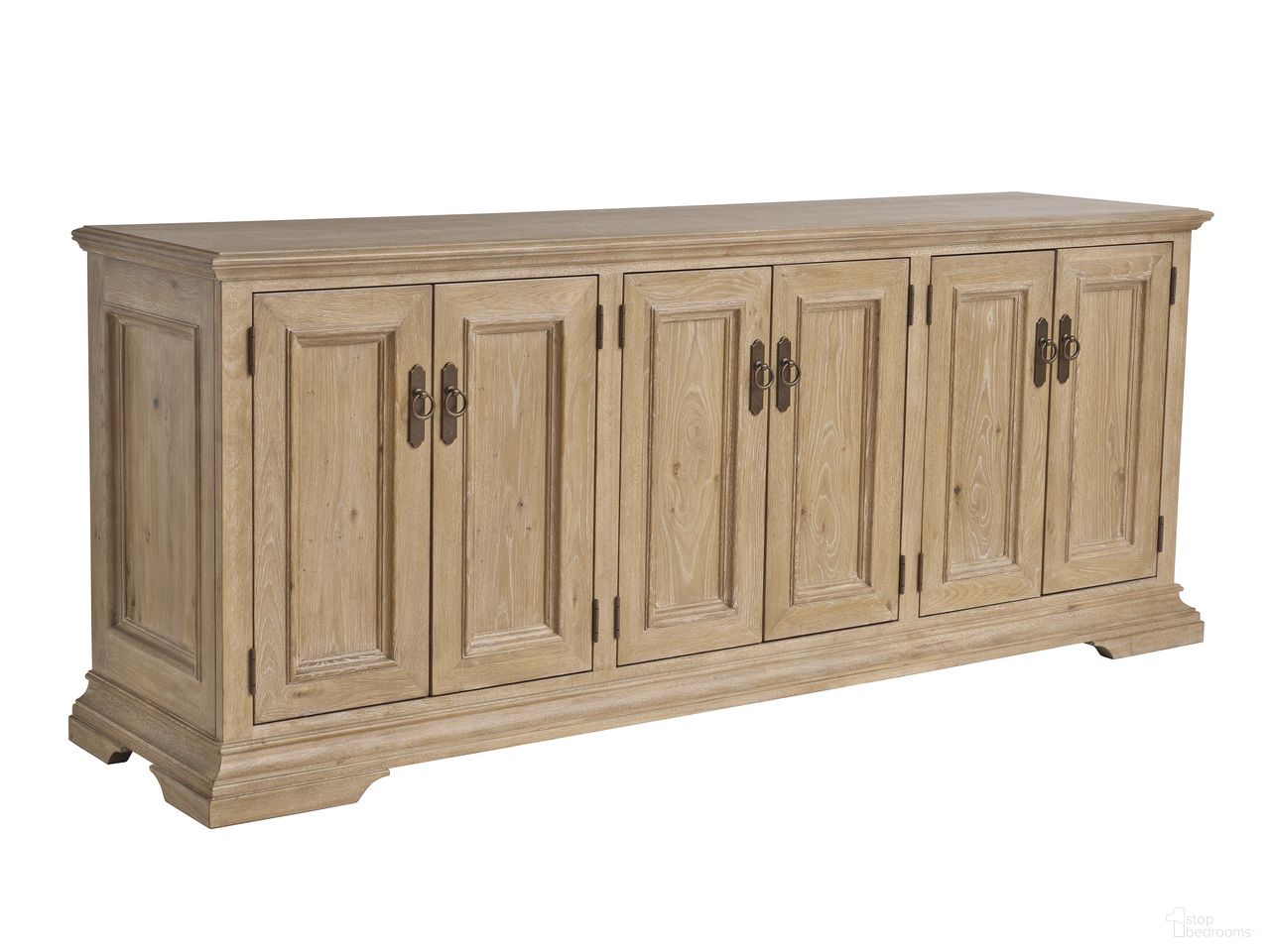 The appearance of Montecito Westmont Buffet In Natural designed by Barclay Butera in the traditional interior design. This natural piece of furniture was selected by 1StopBedrooms from Montecito Collection to add a touch of cosiness and style into your home. Sku: 940-852. Material: Wood.