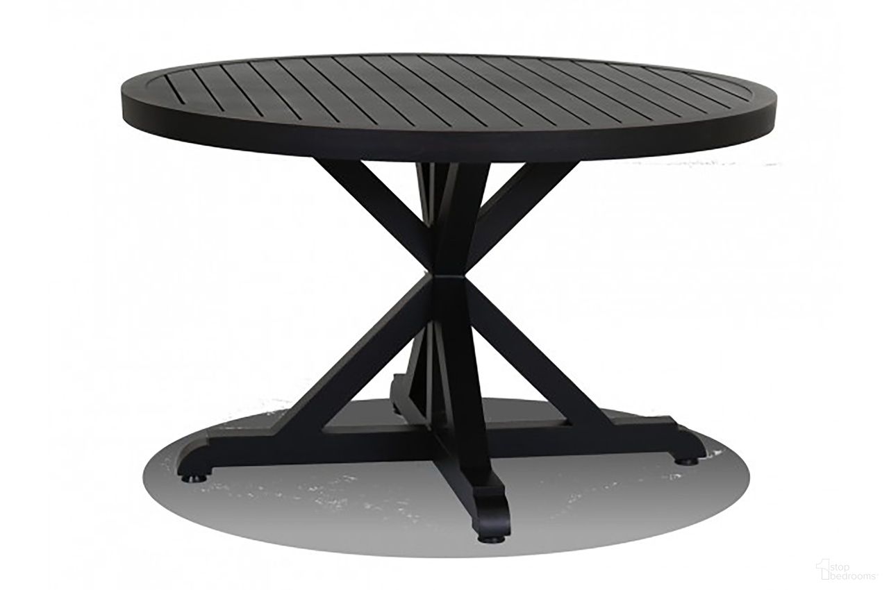 The appearance of Monterey 48" Dining Table in Cognac designed by Sunset West in the traditional interior design. This cognac piece of furniture was selected by 1StopBedrooms from Monterey Collection to add a touch of cosiness and style into your home. Sku: SW3001-T48. Material: Aluminum.