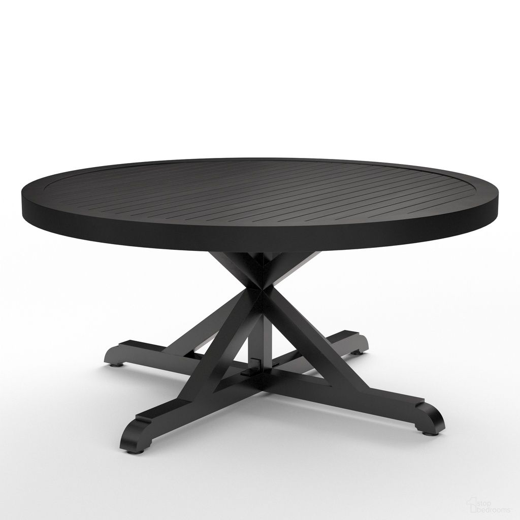 The appearance of Monterey 60" Dining Table in Cognac designed by Sunset West in the traditional interior design. This cognac piece of furniture was selected by 1StopBedrooms from Monterey Collection to add a touch of cosiness and style into your home. Sku: SW3001-T60. Material: Aluminum.