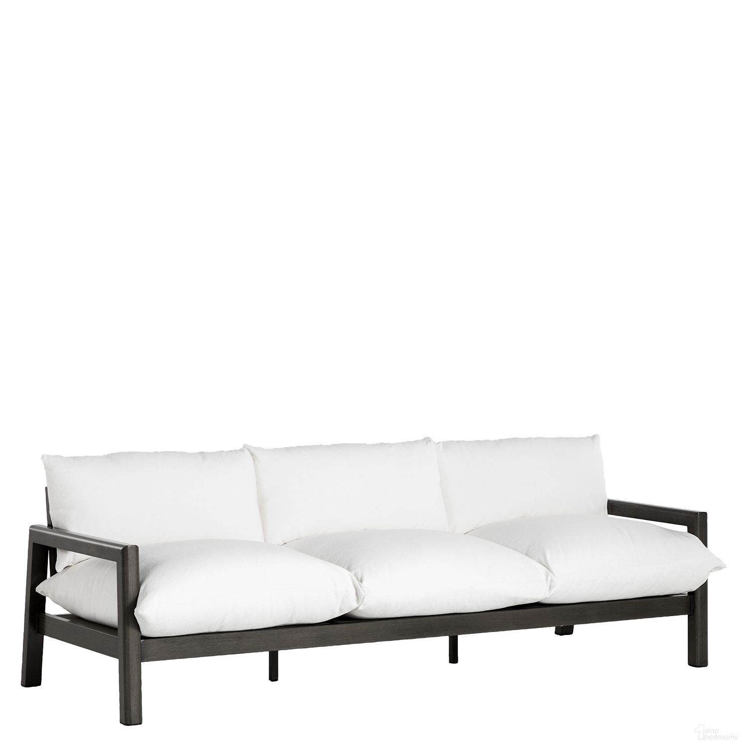 The appearance of Monterey Alum 3-Seat Sofa In Bali Pearl designed by Summer Classics in the modern / contemporary interior design. This bali pearl piece of furniture was selected by 1StopBedrooms from Monterey Aluminum Collection to add a touch of cosiness and style into your home. Sku: 131331+C321F4219N. Material: Aluminum.