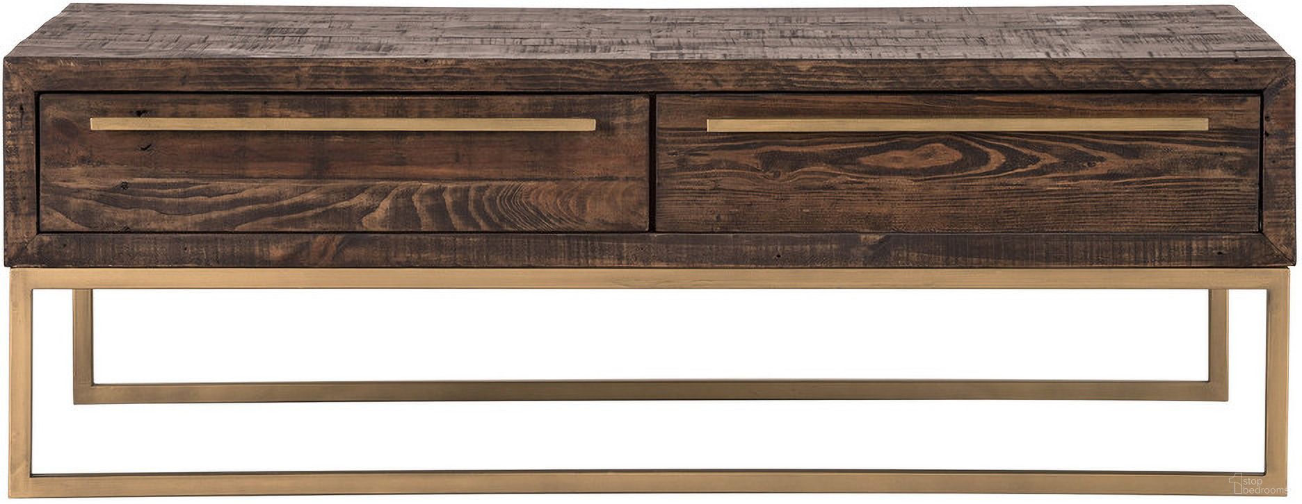 The appearance of Monterey Coffee Table In Smokey Taupe designed by Alpine in the country / farmhouse interior design. This smokey taupe piece of furniture was selected by 1StopBedrooms from Monterey Collection to add a touch of cosiness and style into your home. Sku: MON-02. Material: Reclaimed Pine.