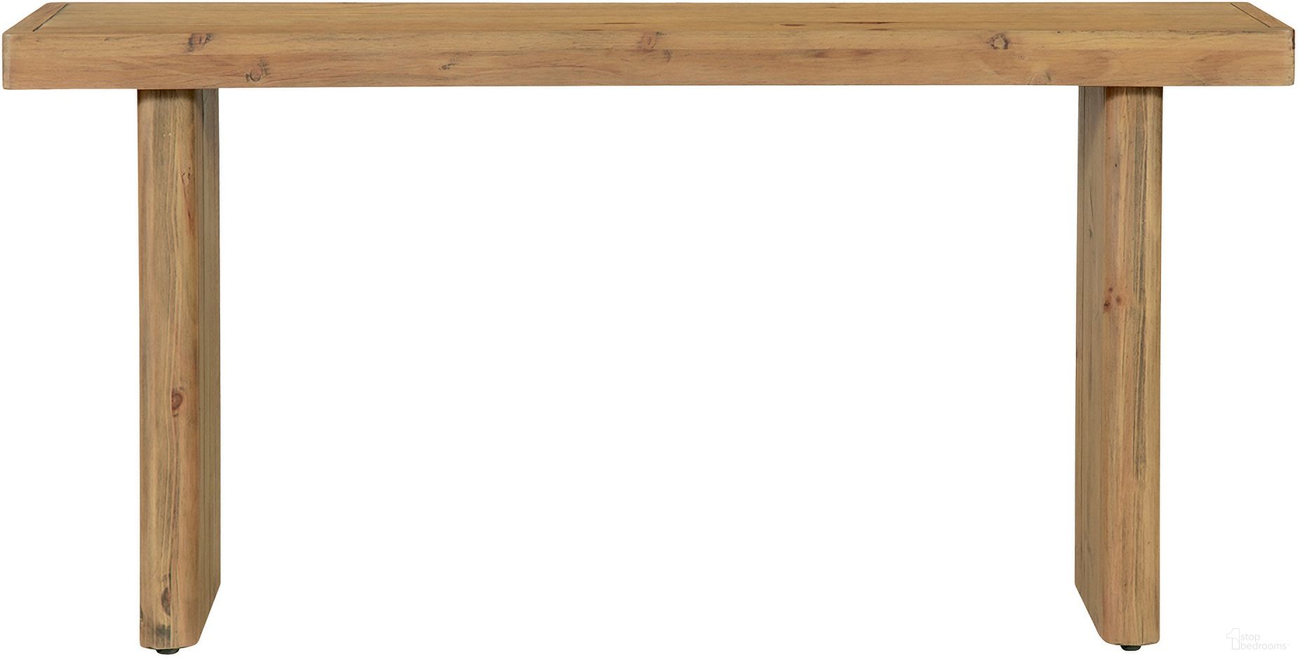 The appearance of Monterey Console Table In Natural designed by Moes Home in the rustic / southwestern interior design. This natural piece of furniture was selected by 1StopBedrooms from Monterey Collection to add a touch of cosiness and style into your home. Sku: FR-1037-21. Material: Solid Pine.
