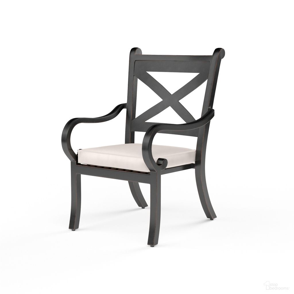 The appearance of Monterey Dining Chair in Canvas Natural designed by Sunset West in the traditional interior design. This canvas natural piece of furniture was selected by 1StopBedrooms from Monterey Collection to add a touch of cosiness and style into your home. Sku: SW3001-1-5404. Material: Aluminum.
