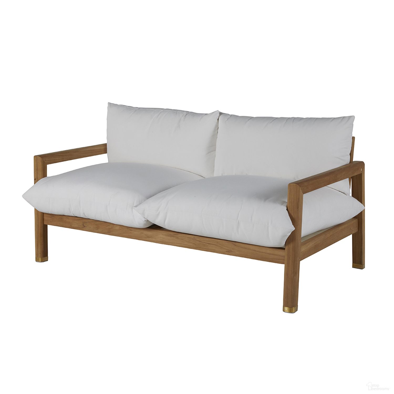 The appearance of Monterey Loveseat In Bali Pearl designed by Summer Classics in the modern / contemporary interior design. This bali pearl piece of furniture was selected by 1StopBedrooms from Monterey Collection to add a touch of cosiness and style into your home. Sku: 24024+C957F4219N. Material: Teak.