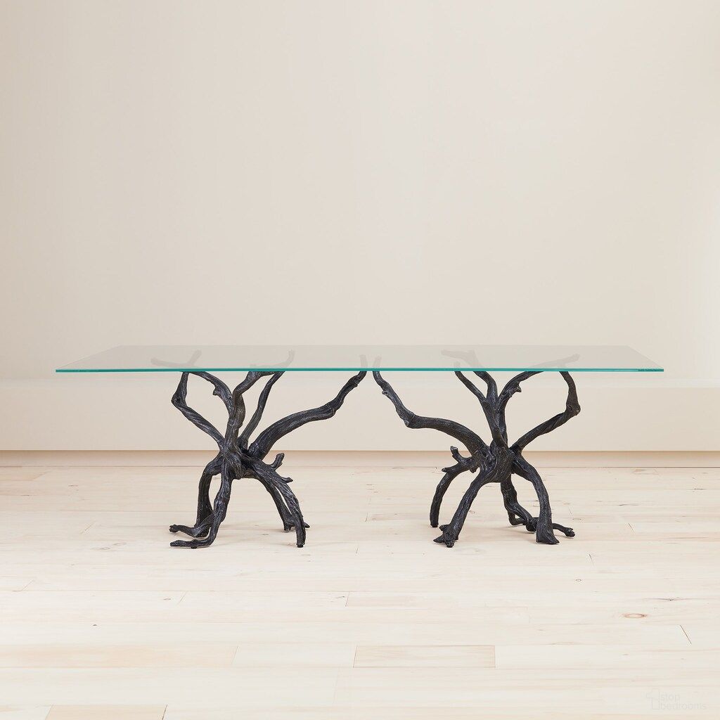 The appearance of Monterey Rectangle Dining Table In Natural designed by Global Views in the modern / contemporary interior design. This natural piece of furniture  was selected by 1StopBedrooms from Monterey Collection to add a touch of cosiness and style into your home. Sku: 780764. Table Base Style: Double Pedestal. Material: Ceramic. Table Top Shape: Rectangular. Size: 96" x 48".