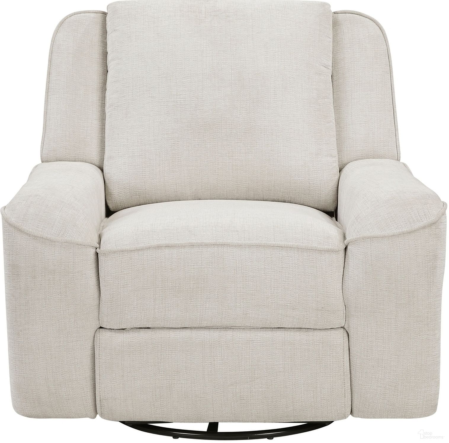 The appearance of Monterey Swivel Reclining Chair In Beige designed by Homelegance in the modern / contemporary interior design. This beige piece of furniture was selected by 1StopBedrooms from Monterey Collection to add a touch of cosiness and style into your home. Sku: 8530BE-1. Material: Chenille.