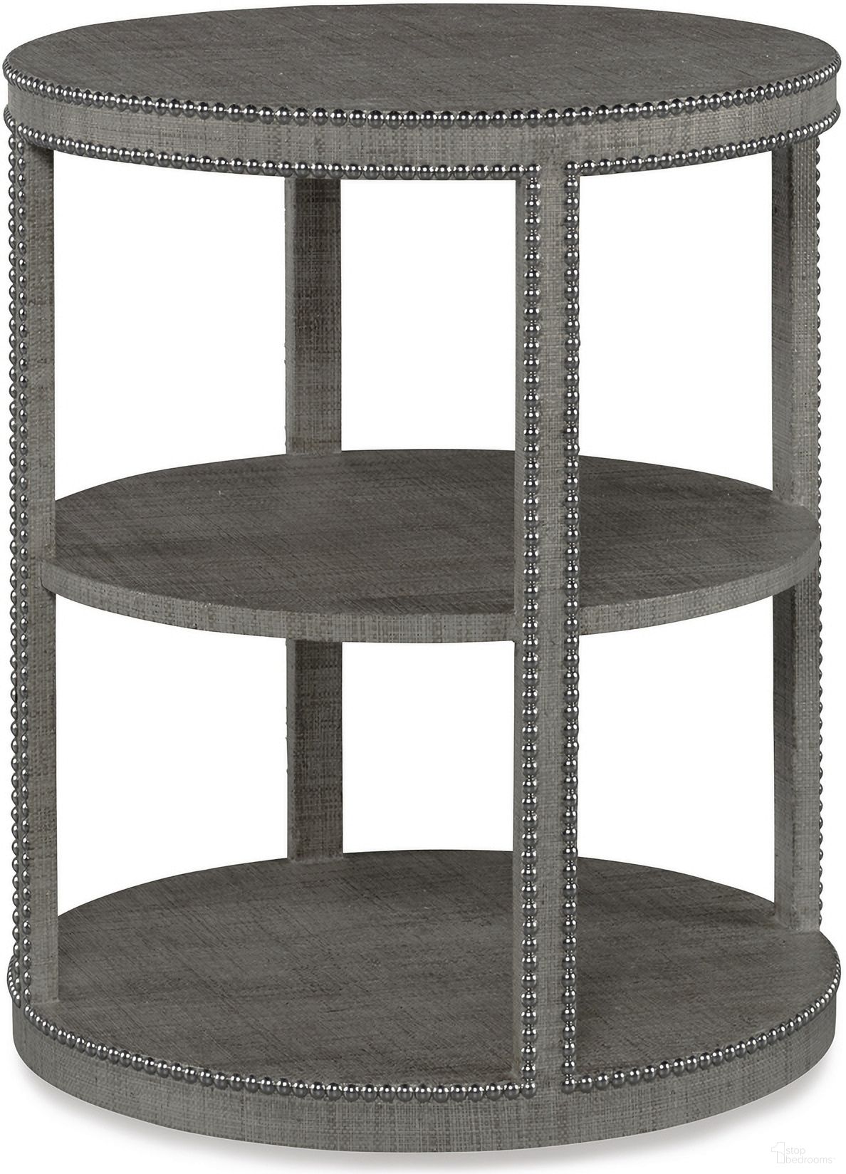 The appearance of Monterey Tier Table with Glass In French Grey designed by Century Furniture in the modern / contemporary interior design. This french grey piece of furniture  was selected by 1StopBedrooms from Curate Collection to add a touch of cosiness and style into your home. Sku: CT5013-FG. Material: Raffia.