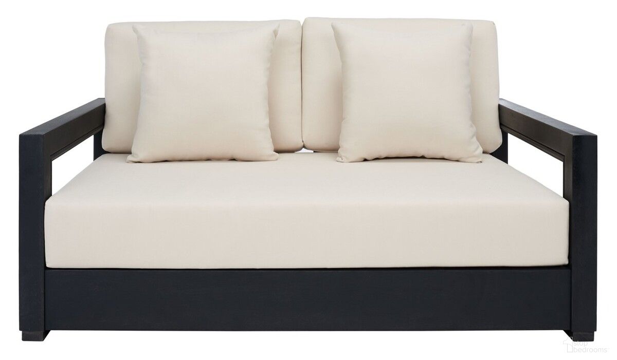 The appearance of Montford 2-Seat Bench In Black and Beige designed by Safavieh Couture in the modern / contemporary interior design. This black and beige piece of furniture was selected by 1StopBedrooms from Montford Collection to add a touch of cosiness and style into your home. Sku: CPT1003B. Material: Aluminum.