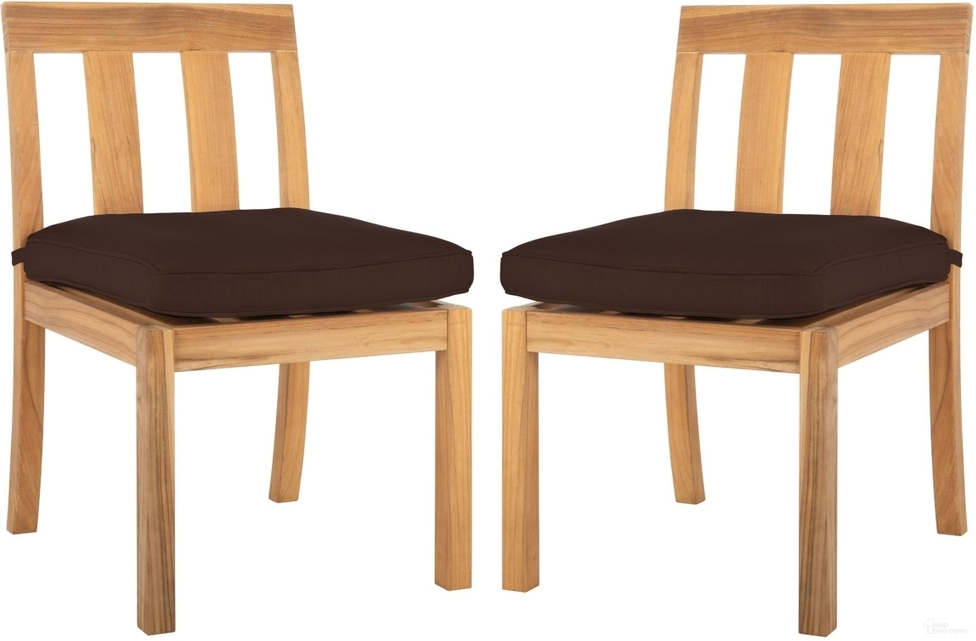 The appearance of Montford Brazilian Dining Chair Set of 2 In Natural and Dark Brown designed by Safavieh Couture in the modern / contemporary interior design. This natural and dark brown piece of furniture was selected by 1StopBedrooms from Montford Collection to add a touch of cosiness and style into your home. Sku: CPT1006C-SET2. Material: Wood.