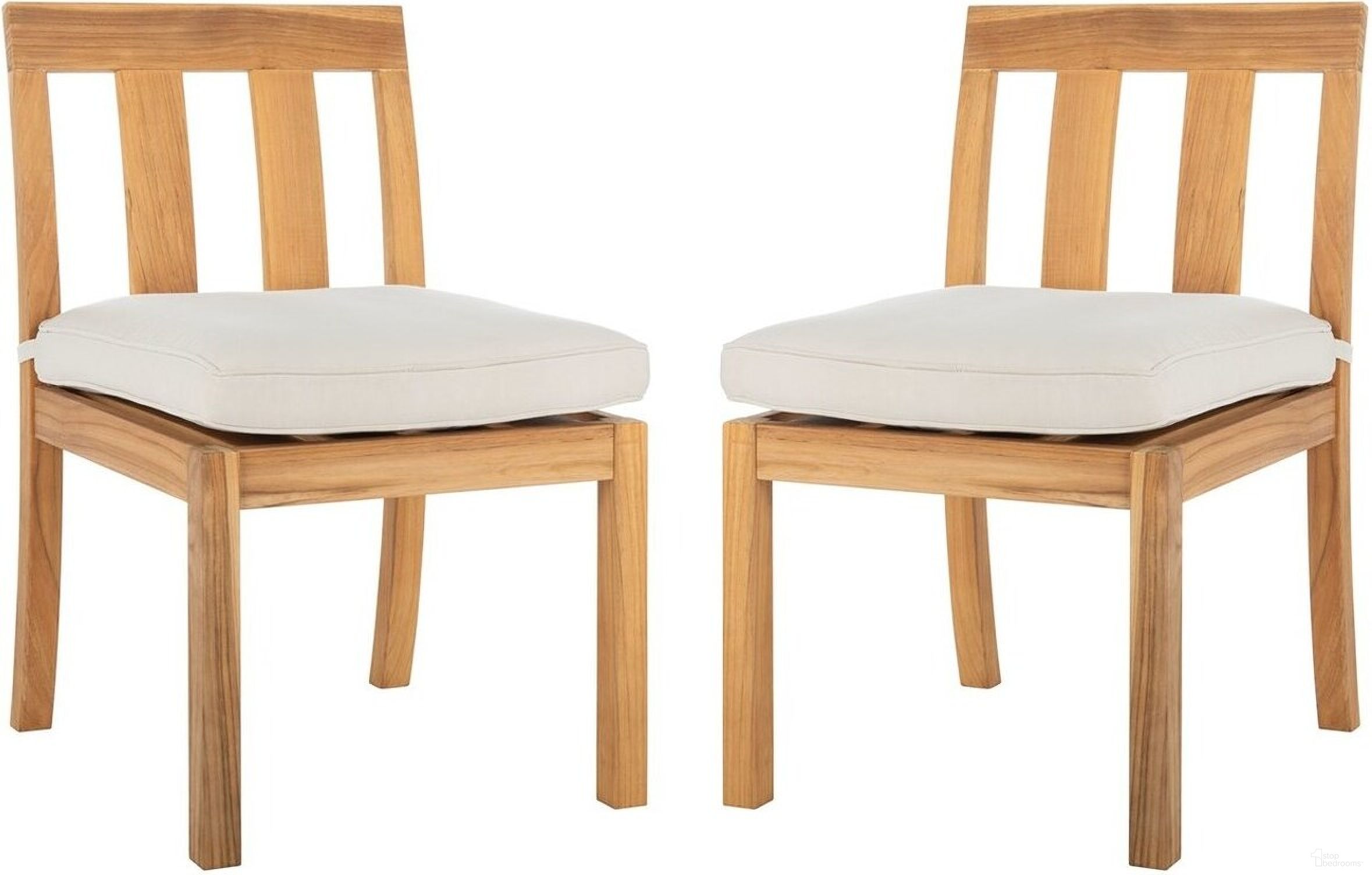 The appearance of Montford Teak Dining Chair In Natural designed by Safavieh Couture in the modern / contemporary interior design. This natural piece of furniture was selected by 1StopBedrooms from Montford Collection to add a touch of cosiness and style into your home. Sku: CPT1006A-SET2. Material: Wood.