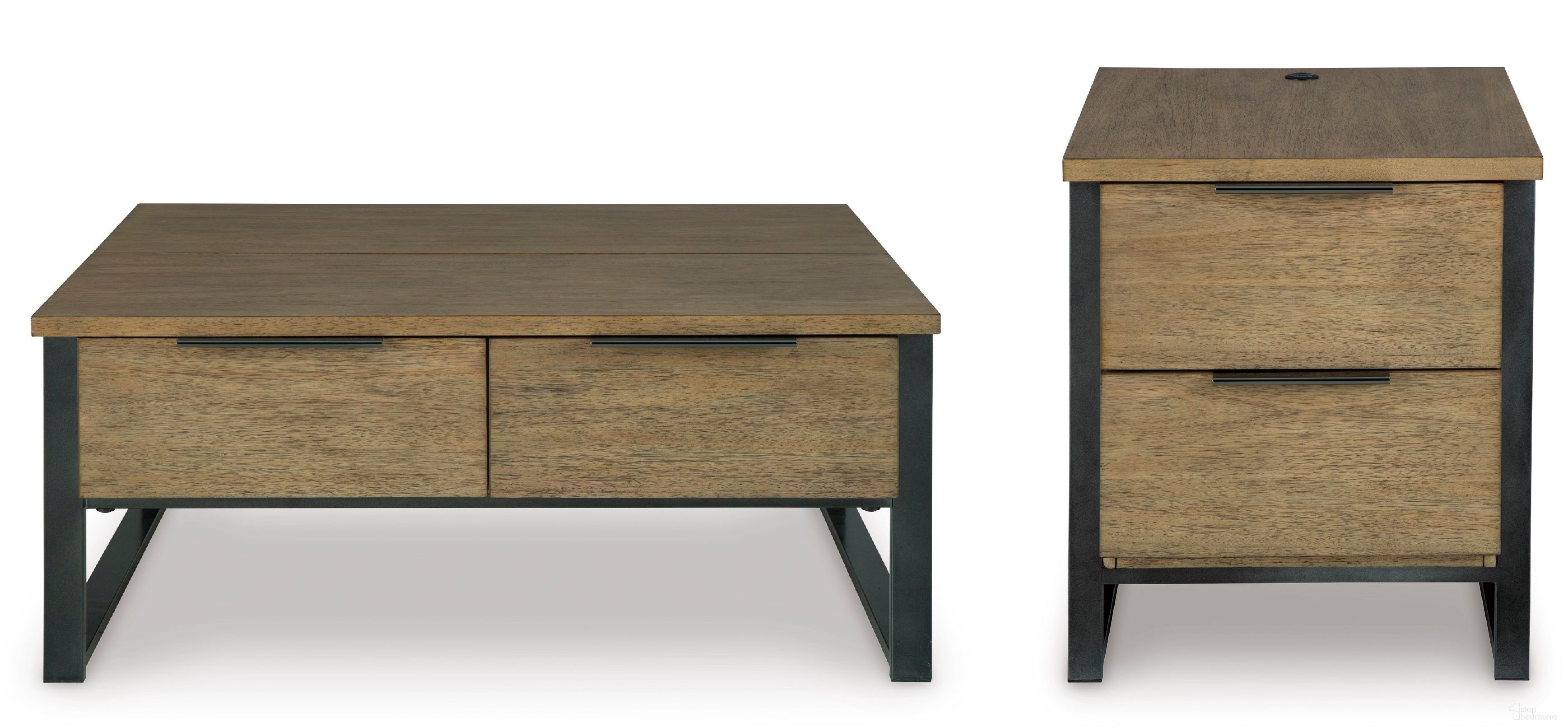 The appearance of Montia Occasional Table Set In Light Brown designed by Signature Design by Ashley in the modern / contemporary interior design. This light brown piece of furniture was selected by 1StopBedrooms from Montia Collection to add a touch of cosiness and style into your home. Sku: T602-00;T602-3. Material: Metal.