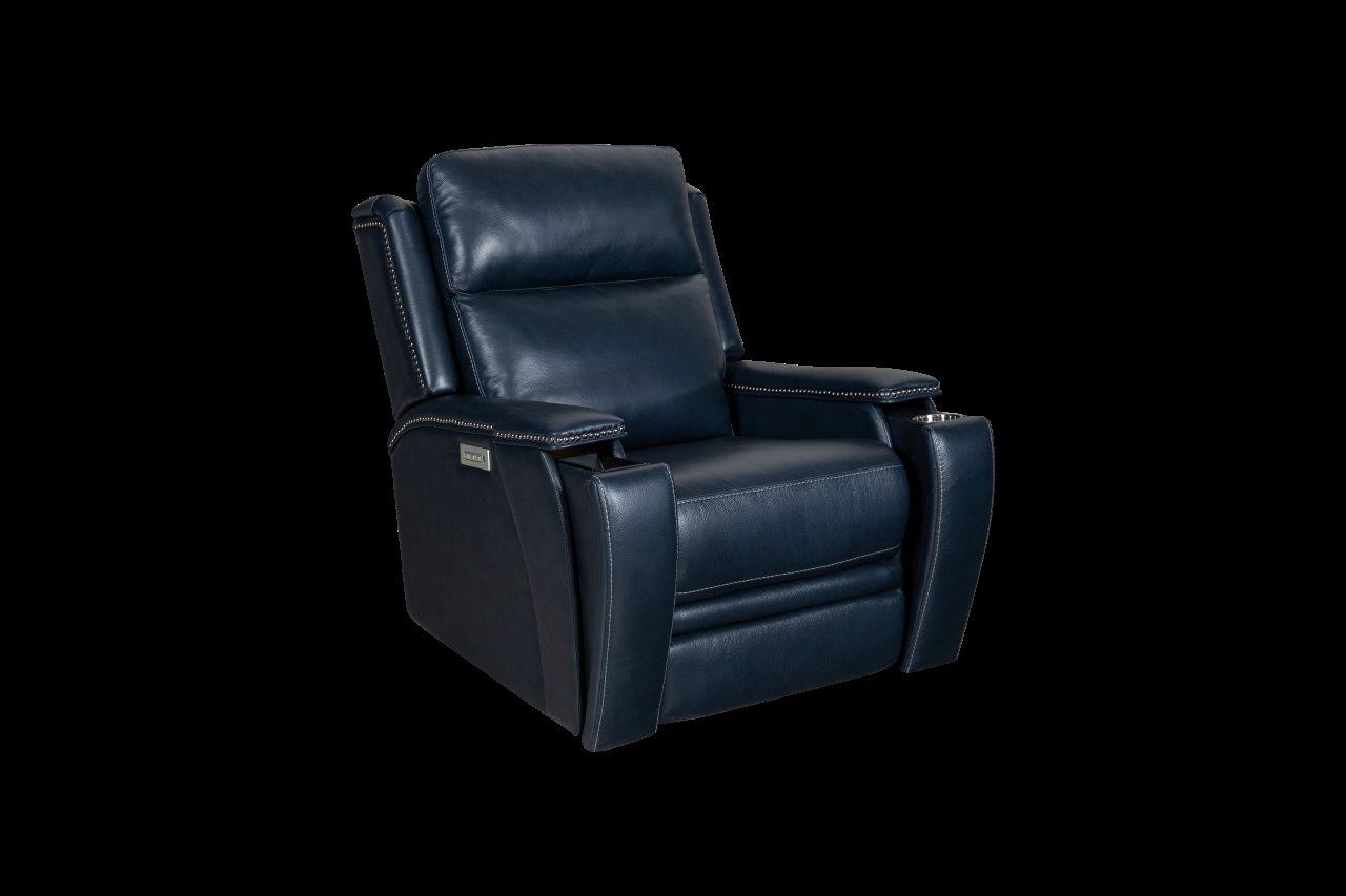 Barcalounger Louisville Rainer Ocean Power Lift Recliner with Power Head Rest Power Lumbar and Heat