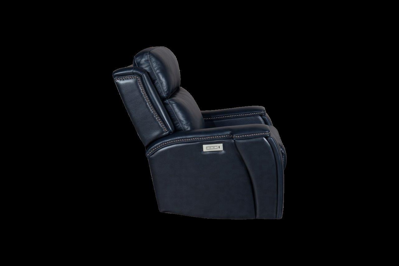 Barcalounger Louisville Rainer Chocolate Power Lift Recliner with Power Head Rest Power Lumbar and Heat