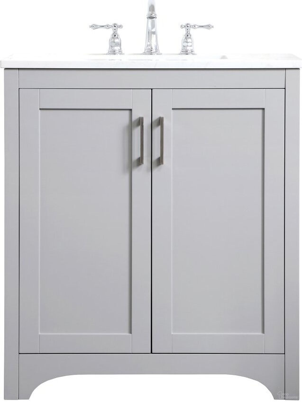 Moore 30 Inch Single Bathroom Vanity In Grey