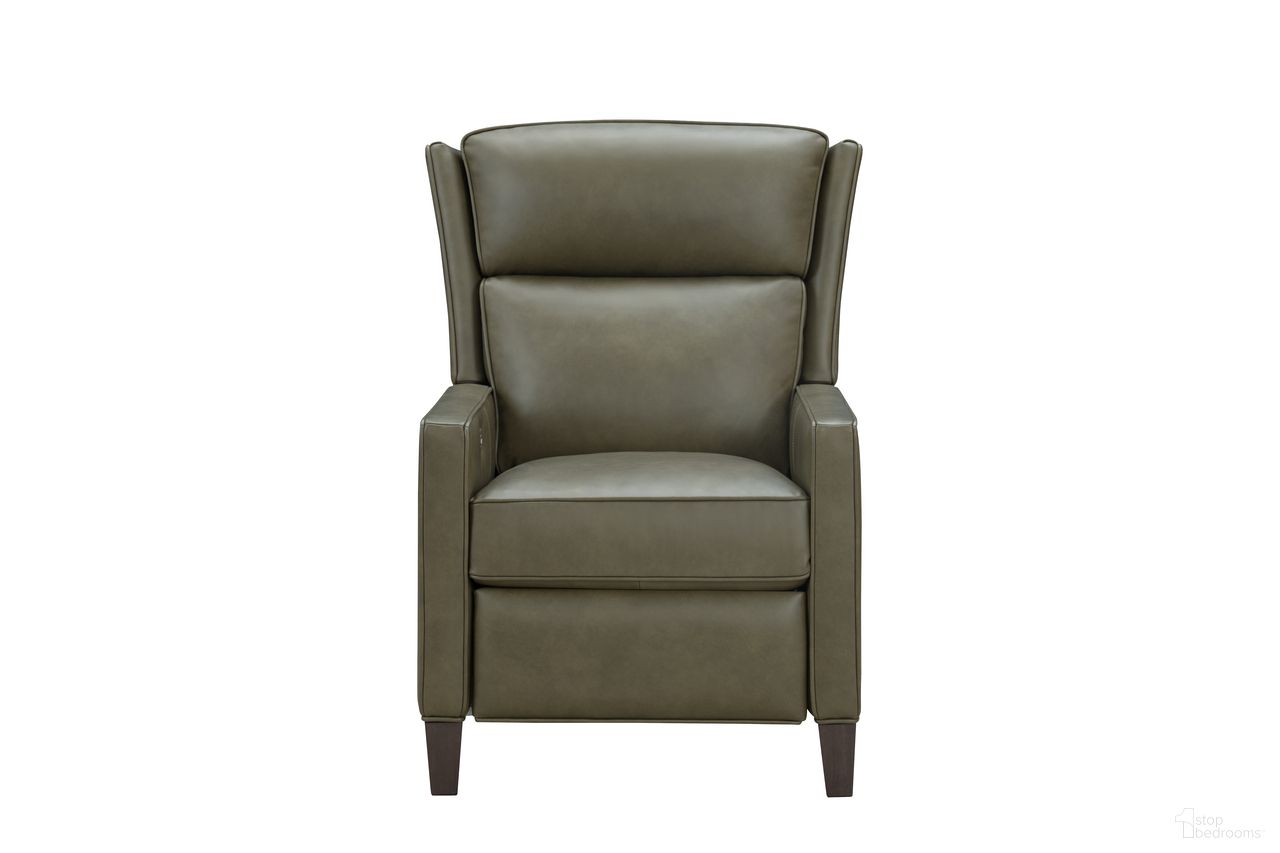 The appearance of Moore Power Recliner with Power Head Rest In Olive designed by BarcaLounger in the traditional interior design. This olive piece of furniture was selected by 1StopBedrooms from Moore Collection to add a touch of cosiness and style into your home. Sku: 9PH1652531038. Material: Leather.