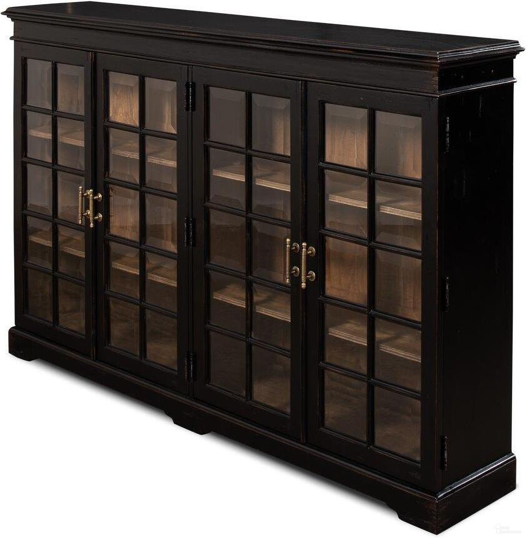 The appearance of Morgan Black Library Case designed by Sarreid in the traditional interior design. This black piece of furniture was selected by 1StopBedrooms from Morgan Collection to add a touch of cosiness and style into your home. Sku: 40029.