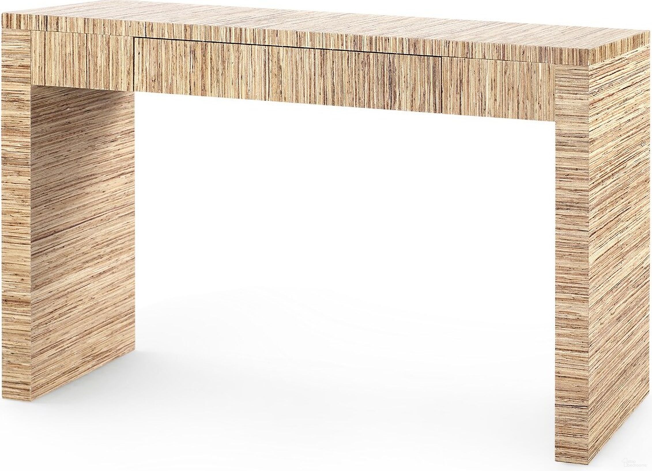 The appearance of Morgan Console Table In Papyrus designed by Villa & House in the transitional interior design. This natural piece of furniture  was selected by 1StopBedrooms from Morgan Collection to add a touch of cosiness and style into your home. Sku: MOR-400-614. Material: Raffia.