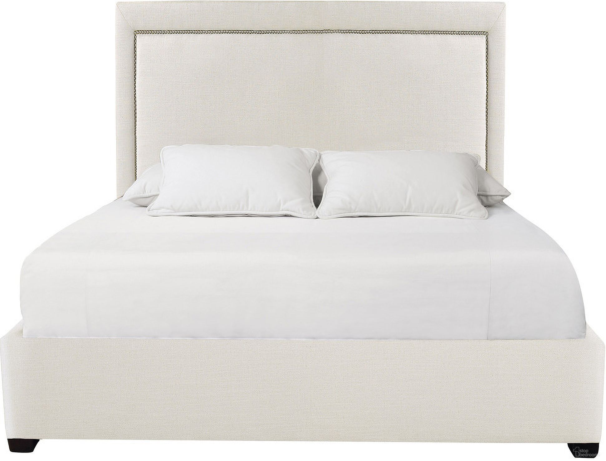 Morgan Fabric California King Panel Bed In Espresso