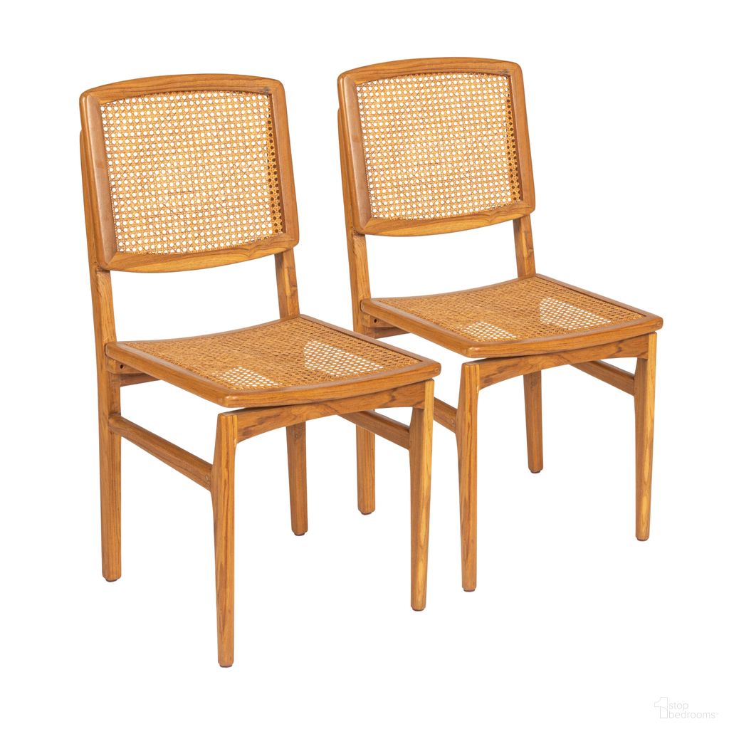The appearance of Morgan Teak Wood and Cane Dining Chairs Set of 2 In Natural designed by Rowena Interiors in the coastal interior design. This natural piece of furniture was selected by 1StopBedrooms from Morgan Collection to add a touch of cosiness and style into your home. Sku: EC1989. Material: Teak Wood. Chair Type: Side Chair.