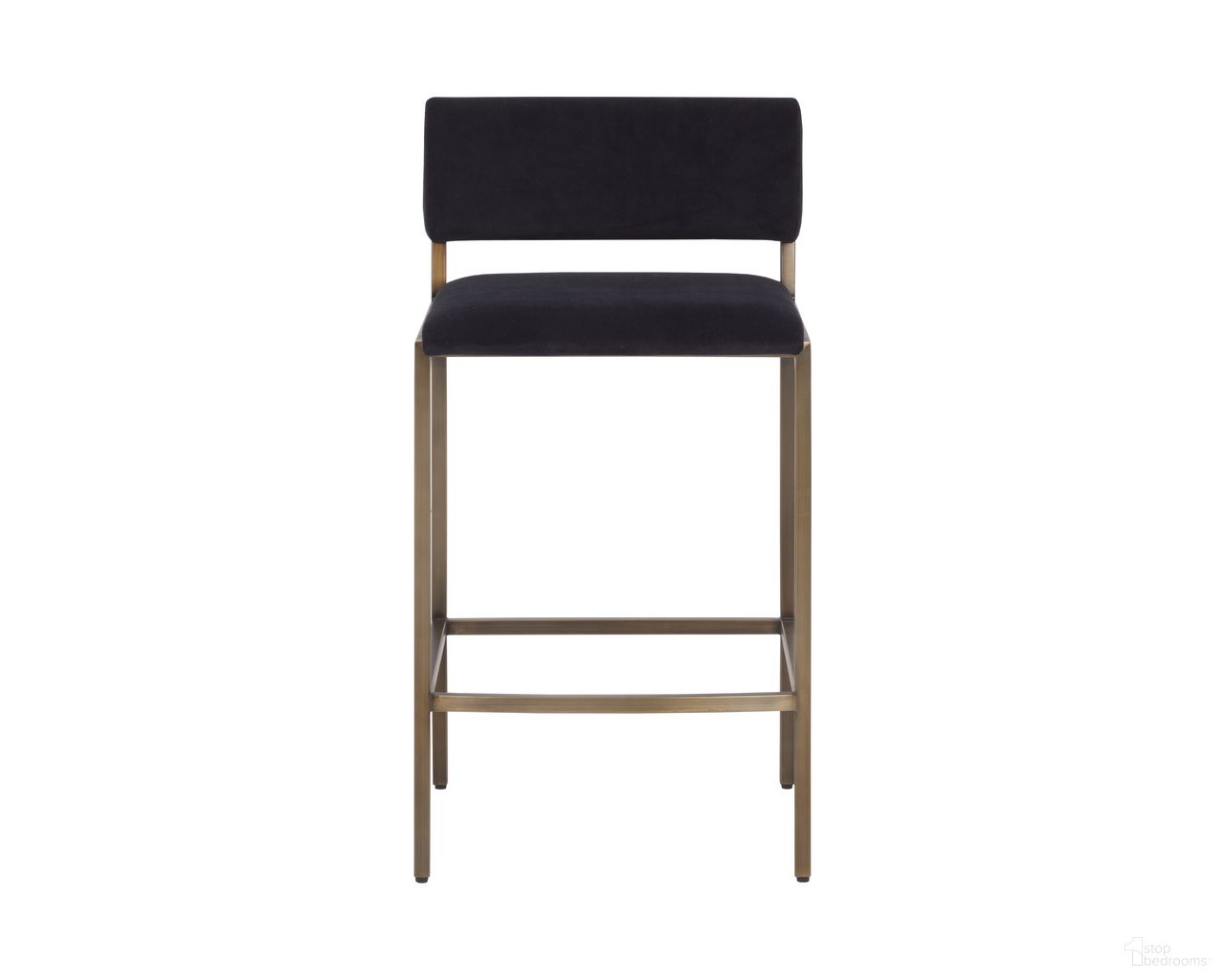 Mori Counter Stool In Abbington Black