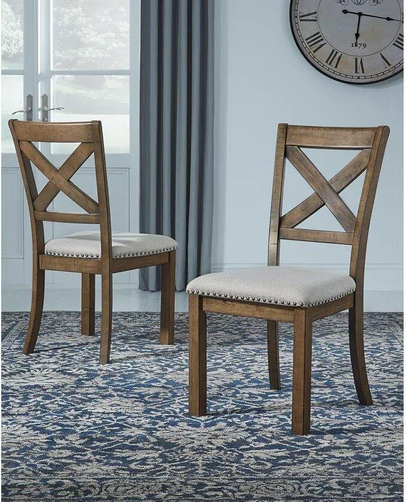 The appearance of Moriville Beige Upholstered Side Chair Set of 2 designed by Signature Design by Ashley in the transitional interior design. This beige piece of furniture was selected by 1StopBedrooms from Moriville Collection to add a touch of cosiness and style into your home. Sku: D631-01. Material: Fabric. Chair Type: Side Chair.