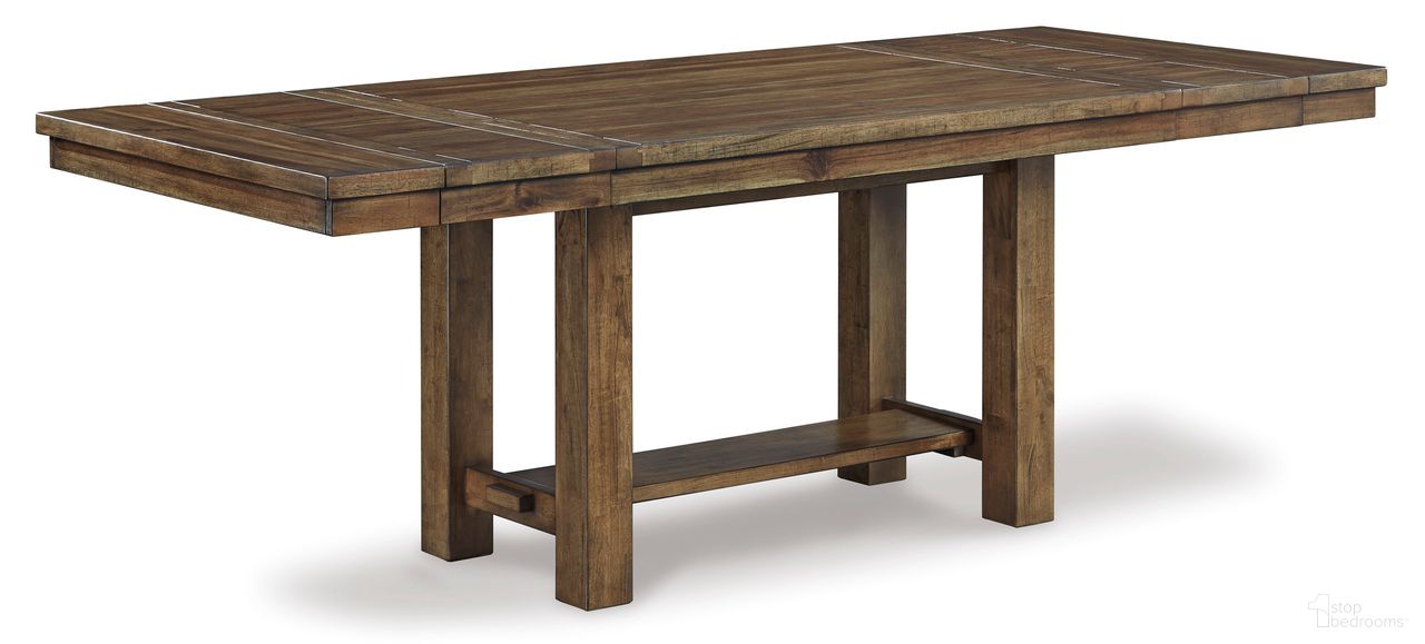 The appearance of Moriville 62"-86" Extendable Dining Table designed by Signature Design by Ashley in the transitional interior design. This grayish brown piece of furniture was selected by 1StopBedrooms from Moriville Collection to add a touch of cosiness and style into your home. Sku: D631-45. Table Base Style: Trestle. Material: Wood. Table Top Shape: Rectangular. Size: 86" x 36".