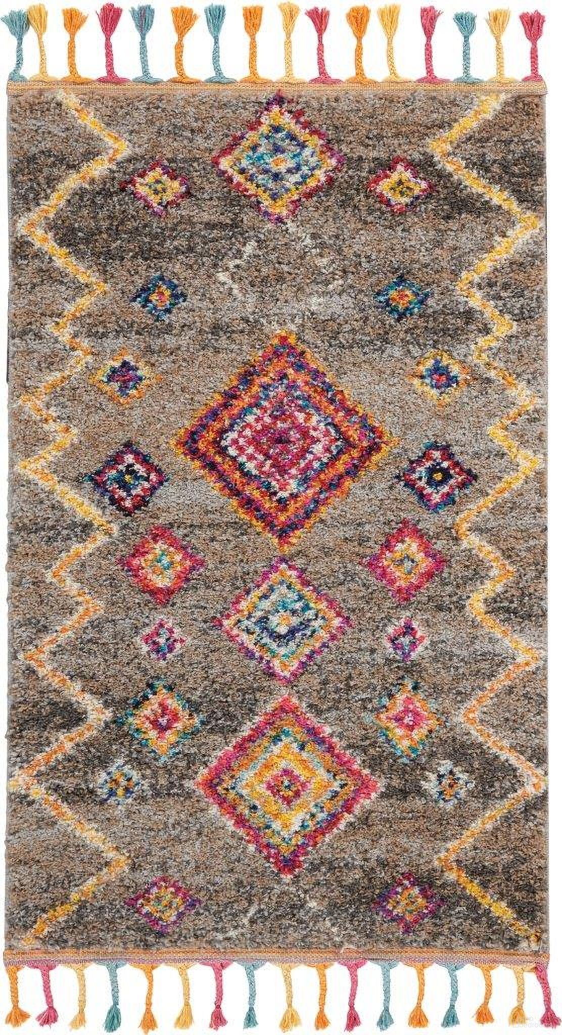 Moroccan Casbah Grey 2'2" x 4' Area Rug