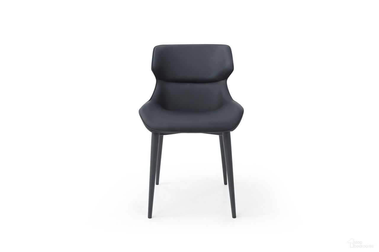 The appearance of Morocco Dining Chair In Black designed by Whiteline Modern Living in the modern / contemporary interior design. This black piece of furniture was selected by 1StopBedrooms from Morocco Collection to add a touch of cosiness and style into your home. Sku: DC1709P-BLK. Material: Faux Leather. Chair Type: Side Chair.