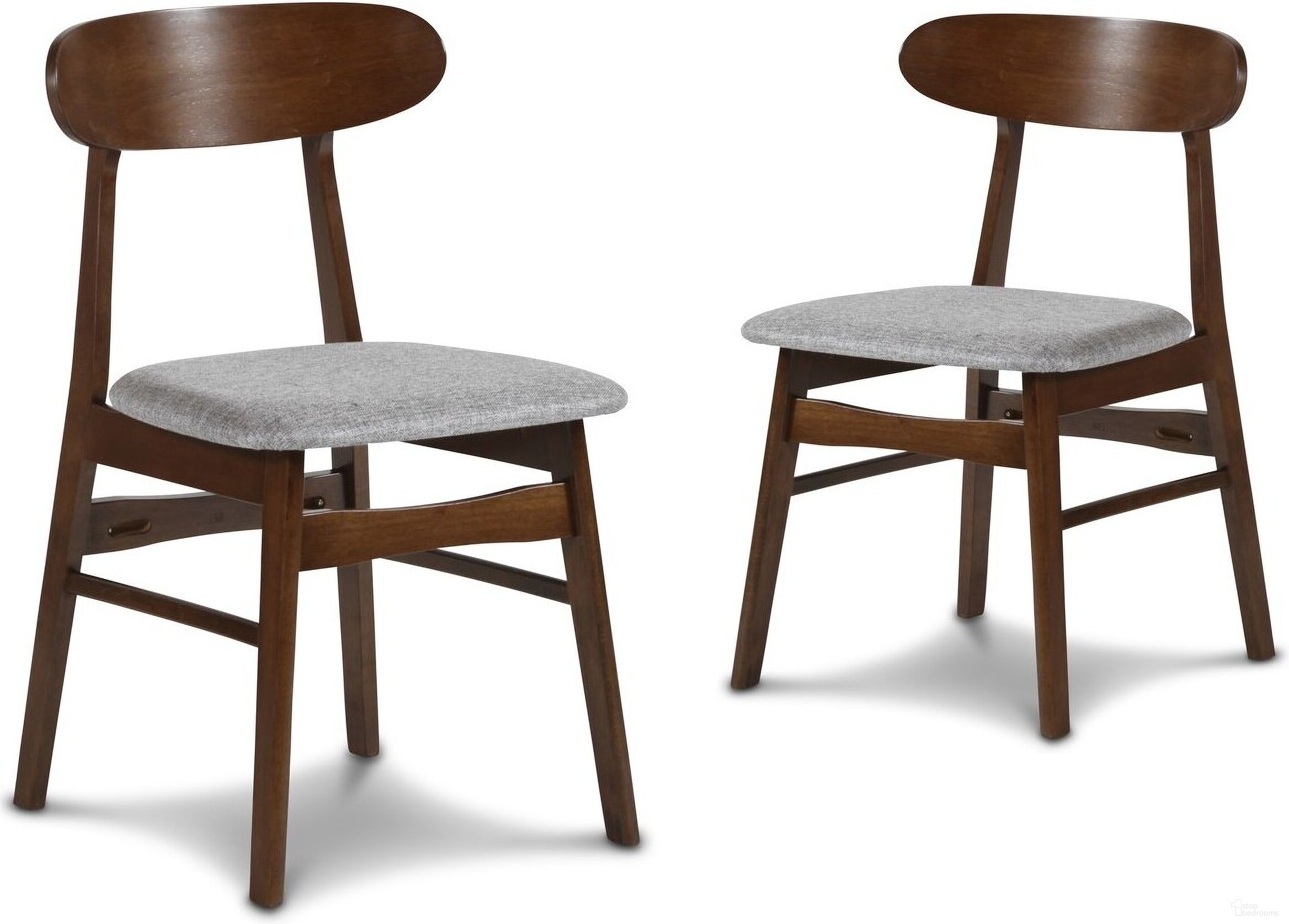 The appearance of Morocco Dining Chair Set of 2 with Light Gray Seat Cushion designed by New Classic in the transitional interior design. This light gray piece of furniture  was selected by 1StopBedrooms from Morocco Collection to add a touch of cosiness and style into your home. Sku: D331-20-GRY. Material: Wood. Chair Type: Side Chair.