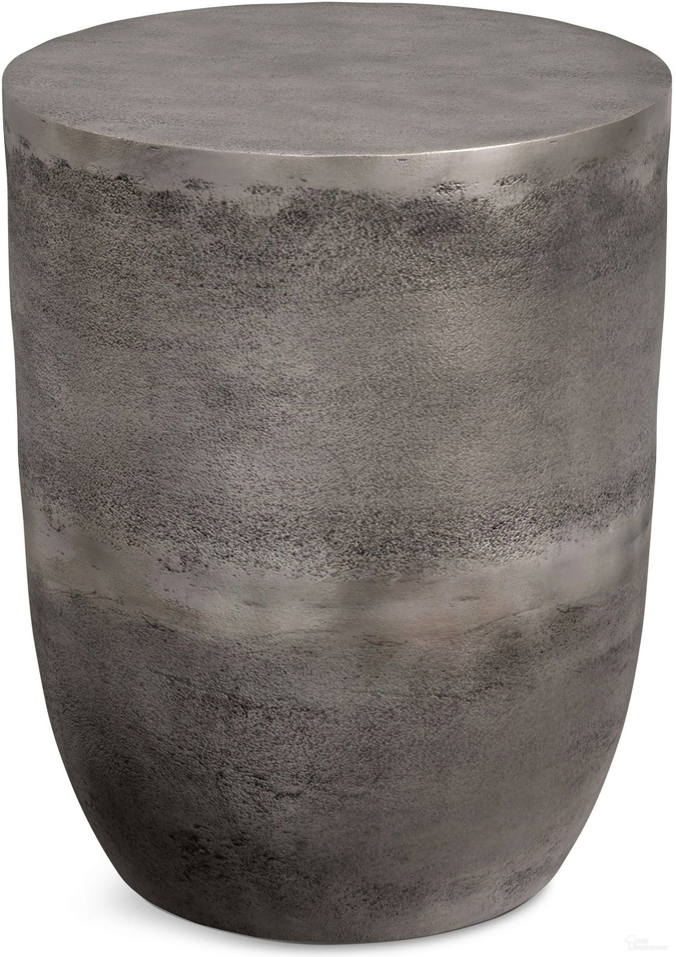 The appearance of Morris Metal Accent Table In Antique Silver designed by Simpli Home in the modern / contemporary interior design. This antique silver piece of furniture  was selected by 1StopBedrooms from Morris Collection to add a touch of cosiness and style into your home. Sku: AXCMTMOR-AS. Material: Cast Aluminum.