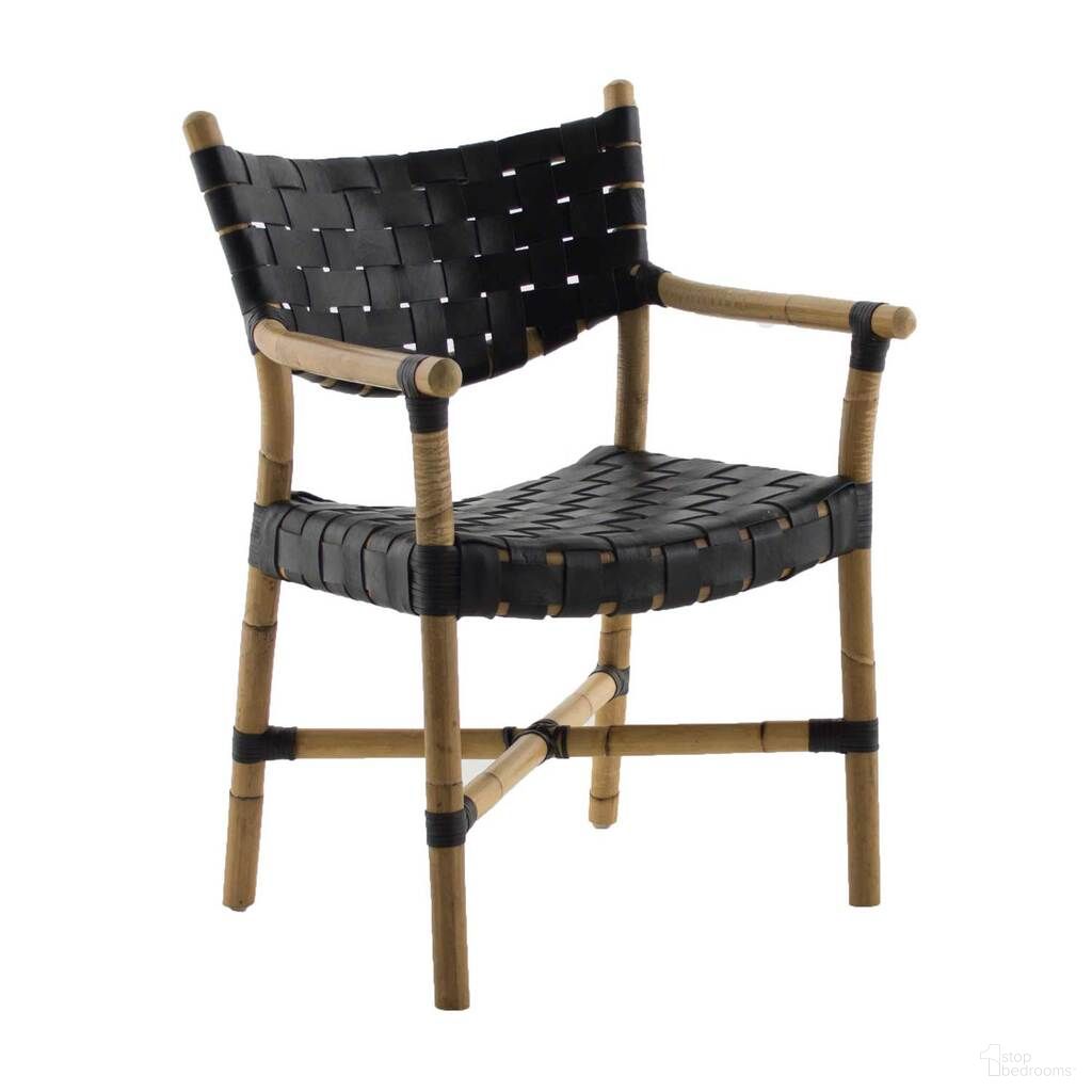 The appearance of Morrison Arm Chair Set of 2 In Black and Natural Rattan designed by Gabby in the transitional interior design. This black/natural rattan piece of furniture was selected by 1StopBedrooms from Morrison Collection to add a touch of cosiness and style into your home. Sku: SCH-158230. Material: Natural Rattan. Chair Type: Arm Chair.