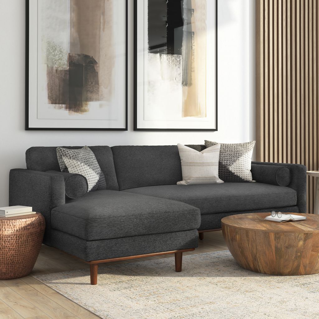 Simpli Home Morrison Sectional Sofa - Thumbnail 4