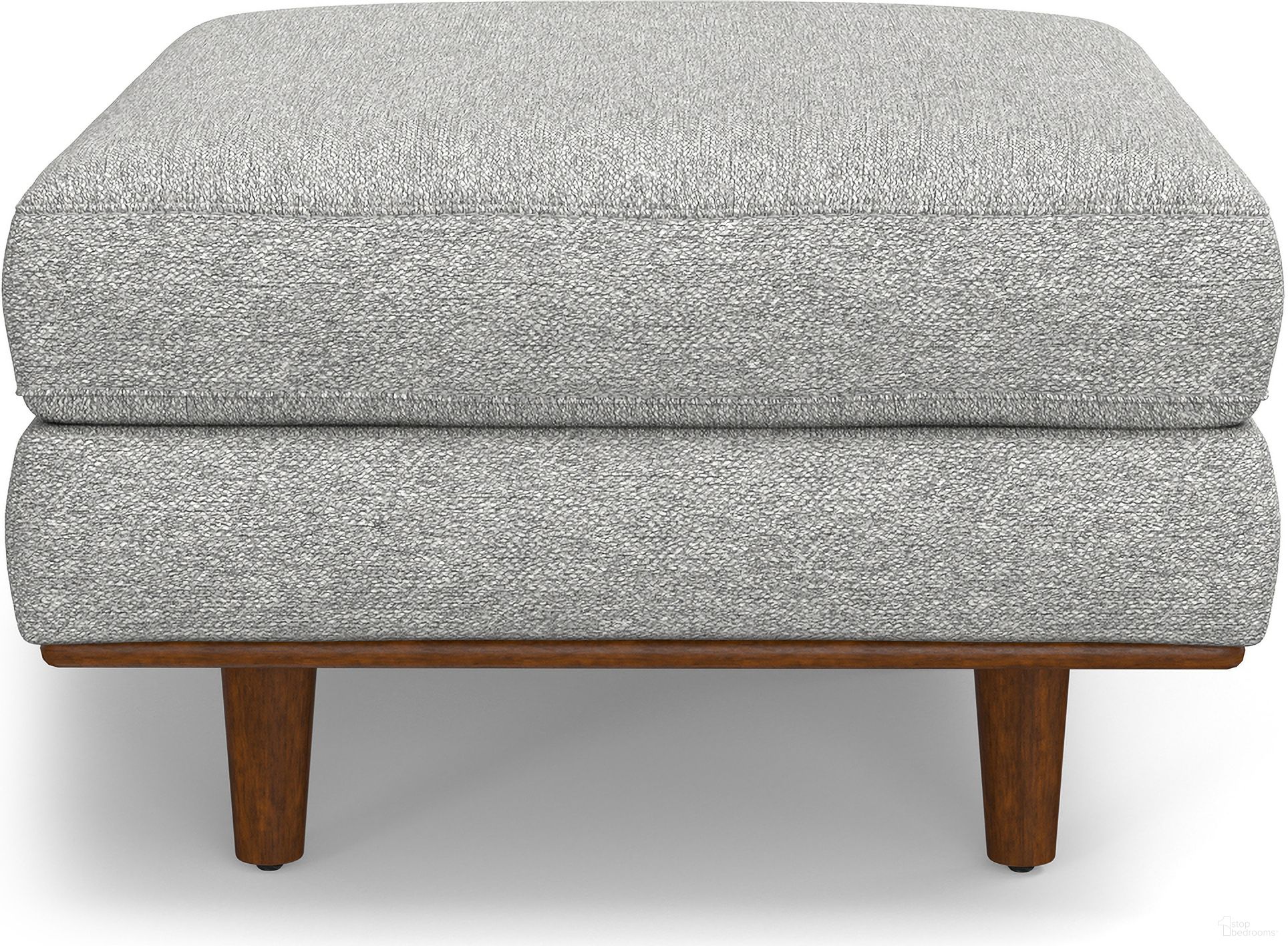 The appearance of Morrison Woven-Blend Fabric Ottoman In Mist Grey designed by Simpli Home in the transitional interior design. This mist grey piece of furniture was selected by 1StopBedrooms from Morrison Collection to add a touch of cosiness and style into your home. Sku: AXCOTMOR-MG. Material: Pine.