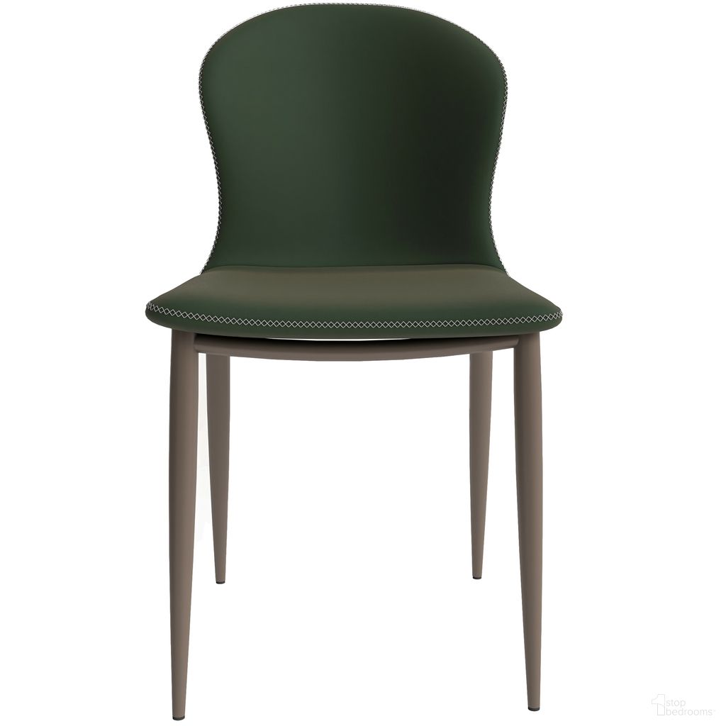 The appearance of Mosaic Modern Dining Chair In Olive Green designed by LeisureMod in the modern / contemporary interior design. This olive green piece of furniture  was selected by 1StopBedrooms from Mosaic Collection to add a touch of cosiness and style into your home. Sku: MC44OG. Material: Fabric. Chair Type: Side Chair.