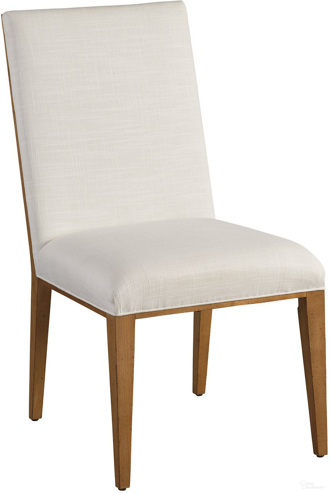 The appearance of Laguna Mosaic Upholstered Side Chair In Table Rock designed by Barclay Butera in the transitional interior design. This table rock piece of furniture was selected by 1StopBedrooms from Laguna Collection to add a touch of cosiness and style into your home. Sku: 934-882-01. Material: Wood. Chair Type: Side Chair.