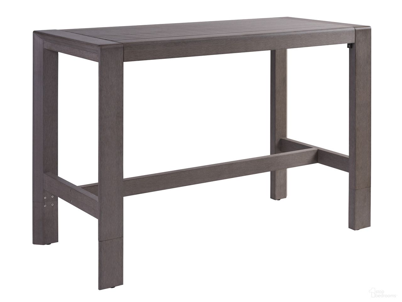 The appearance of Mozambique Bistro Table In Gray and Taupe designed by Tommy Bahama in the modern / contemporary interior design. This gray/taupe piece of furniture was selected by 1StopBedrooms from Mozambique Collection to add a touch of cosiness and style into your home. Sku: 3370-873. Table Top Shape: Rectangular. Material: Teak.