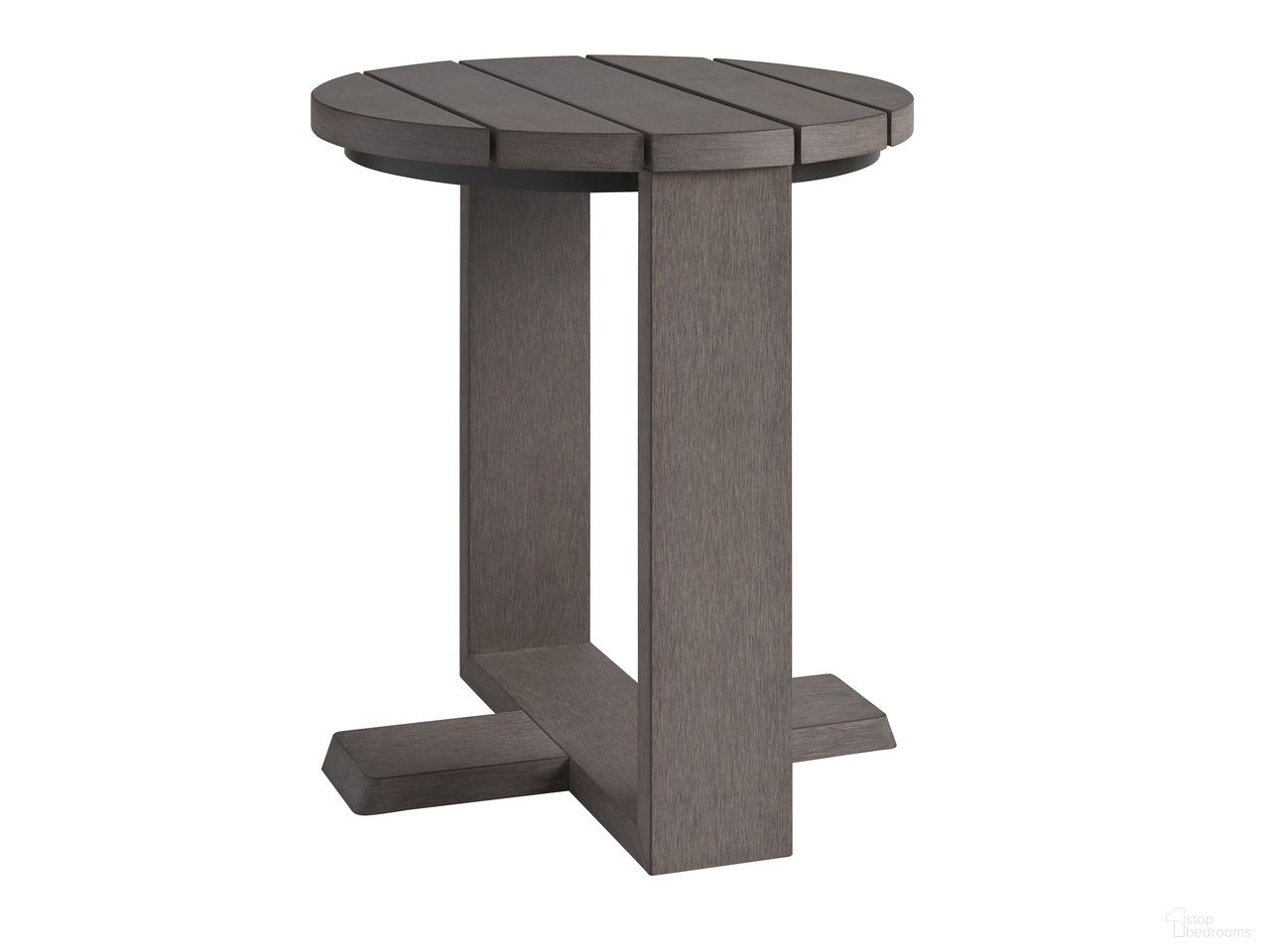 The appearance of Mozambique Round Table In Gray and Taupe designed by Tommy Bahama in the modern / contemporary interior design. This gray/taupe piece of furniture was selected by 1StopBedrooms from Mozambique Collection to add a touch of cosiness and style into your home. Sku: 3370-950. Table Top Shape: Round. Material: Teak.