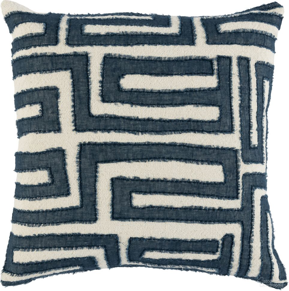 The appearance of MR Mateo 22x22 Pillow In Azul Blue designed by Classic Home in the transitional interior design. This azul blue piece of furniture was selected by 1StopBedrooms from Mercado Collection to add a touch of cosiness and style into your home. Sku: V211011. Material: Cotton.