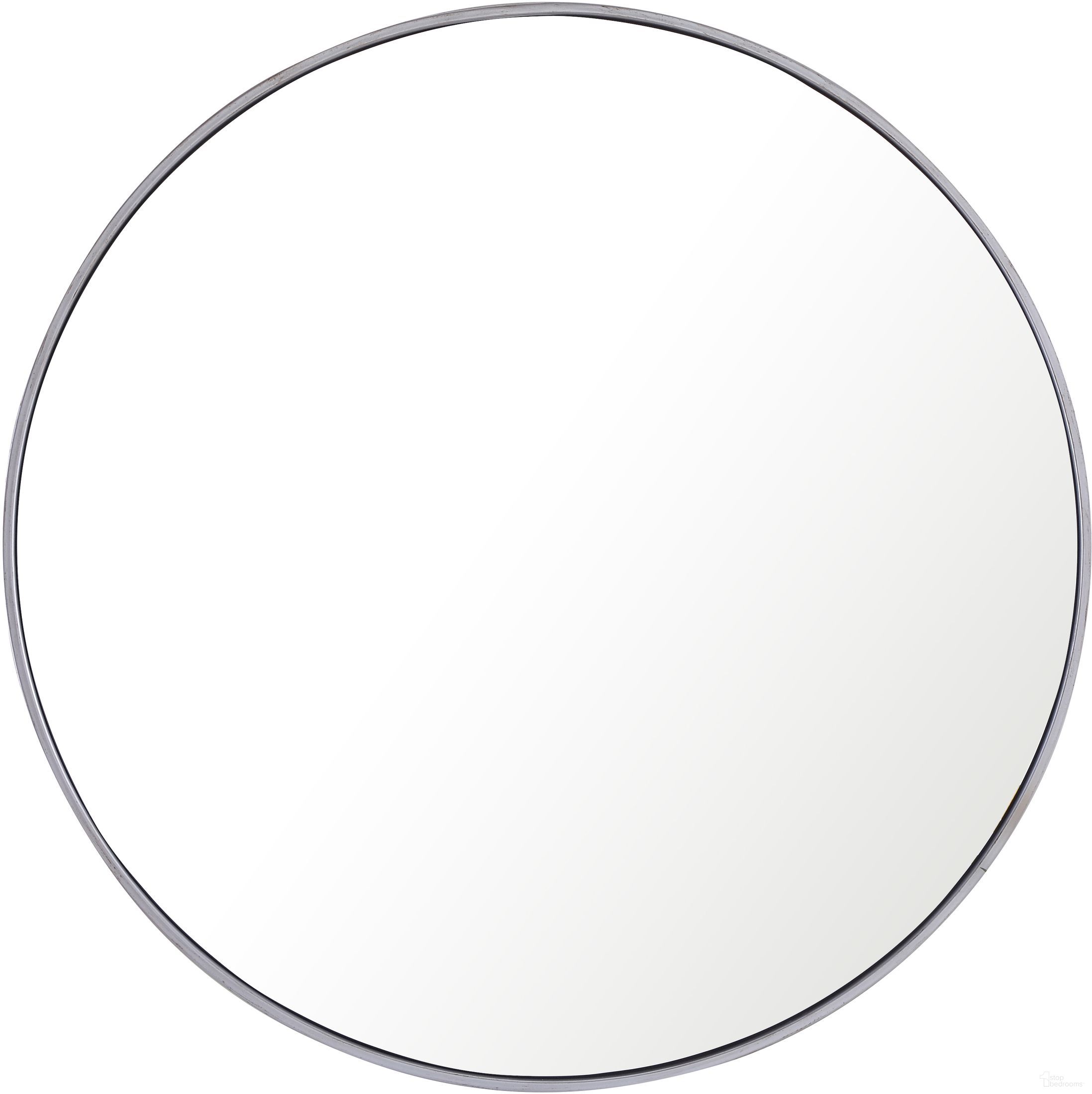 The appearance of Mr4043s Eternity 36" Round Silver Mirror designed by Elegant Lighting in the modern / contemporary interior design. This silver piece of furniture was selected by 1StopBedrooms from Eternity Collection to add a touch of cosiness and style into your home. Sku: MR4043S. Material: Metal.