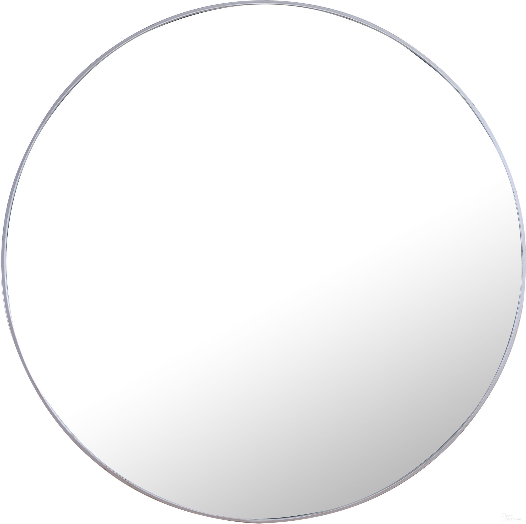 The appearance of Mr4049s Eternity 48" Round Silver Mirror designed by Elegant Lighting in the modern / contemporary interior design. This silver piece of furniture was selected by 1StopBedrooms from Eternity Collection to add a touch of cosiness and style into your home. Sku: MR4049S. Material: Metal.