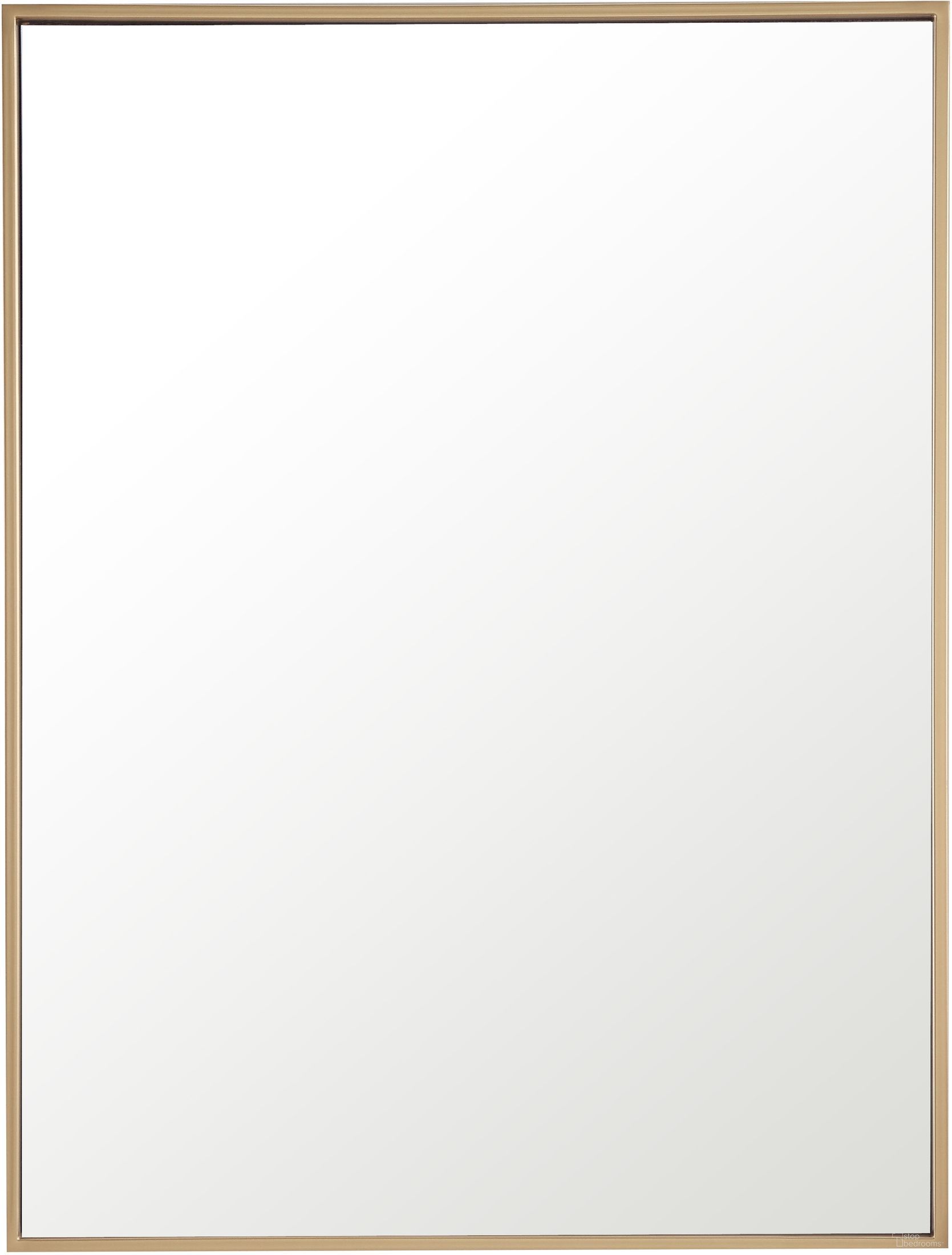 The appearance of Mr4072br Eternity 24" Rectangular Brass Mirror designed by Elegant Lighting in the modern / contemporary interior design. This brown piece of furniture was selected by 1StopBedrooms from Eternity Collection to add a touch of cosiness and style into your home. Sku: MR4072BR. Material: Metal.