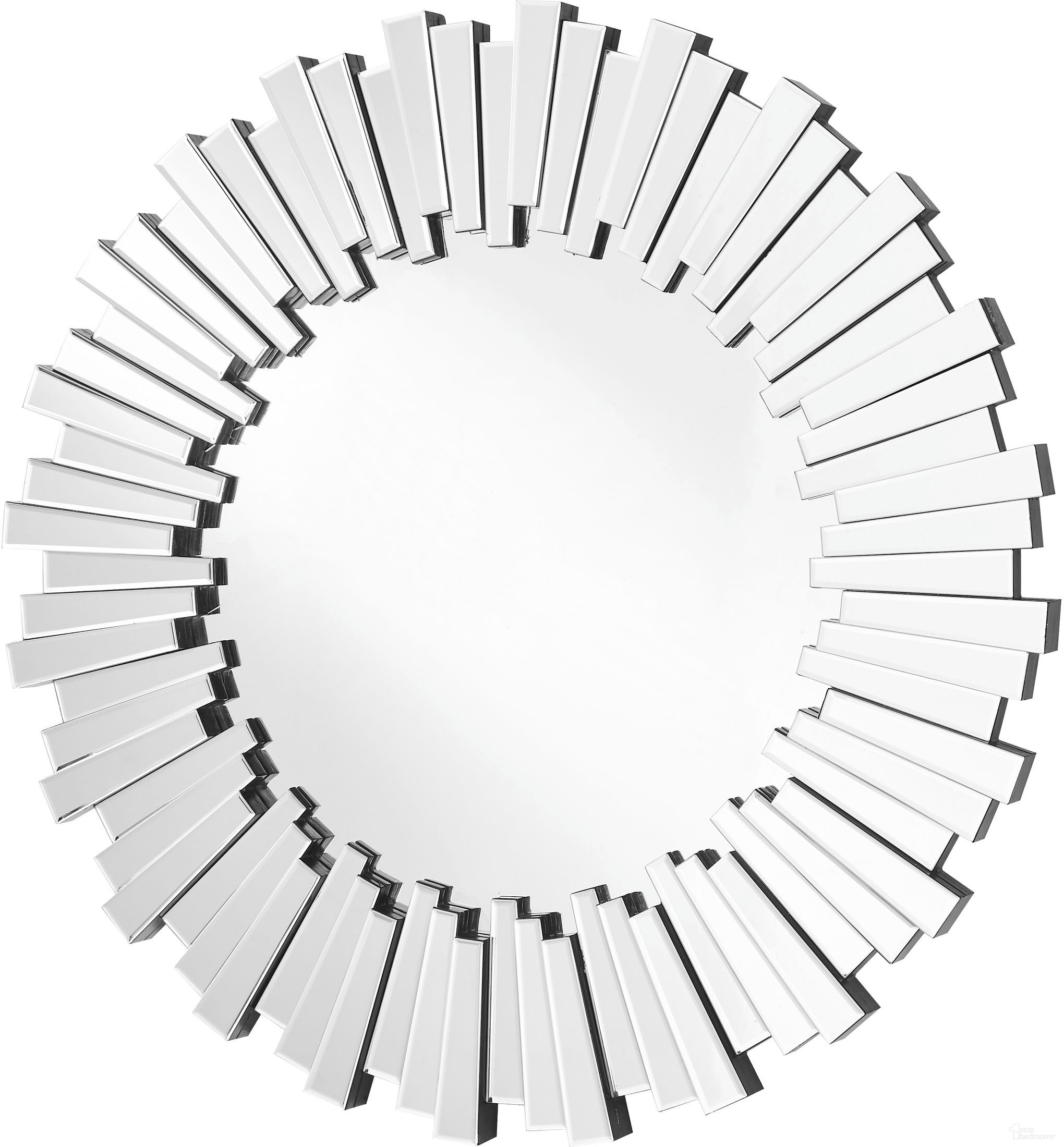 The appearance of Mr9138 Sparkle 40" Rectangular Clear Mirror designed by Elegant Lighting in the glam interior design. This transparent piece of furniture was selected by 1StopBedrooms from Sparkle Collection to add a touch of cosiness and style into your home. Sku: MR9138. Material: MDF.