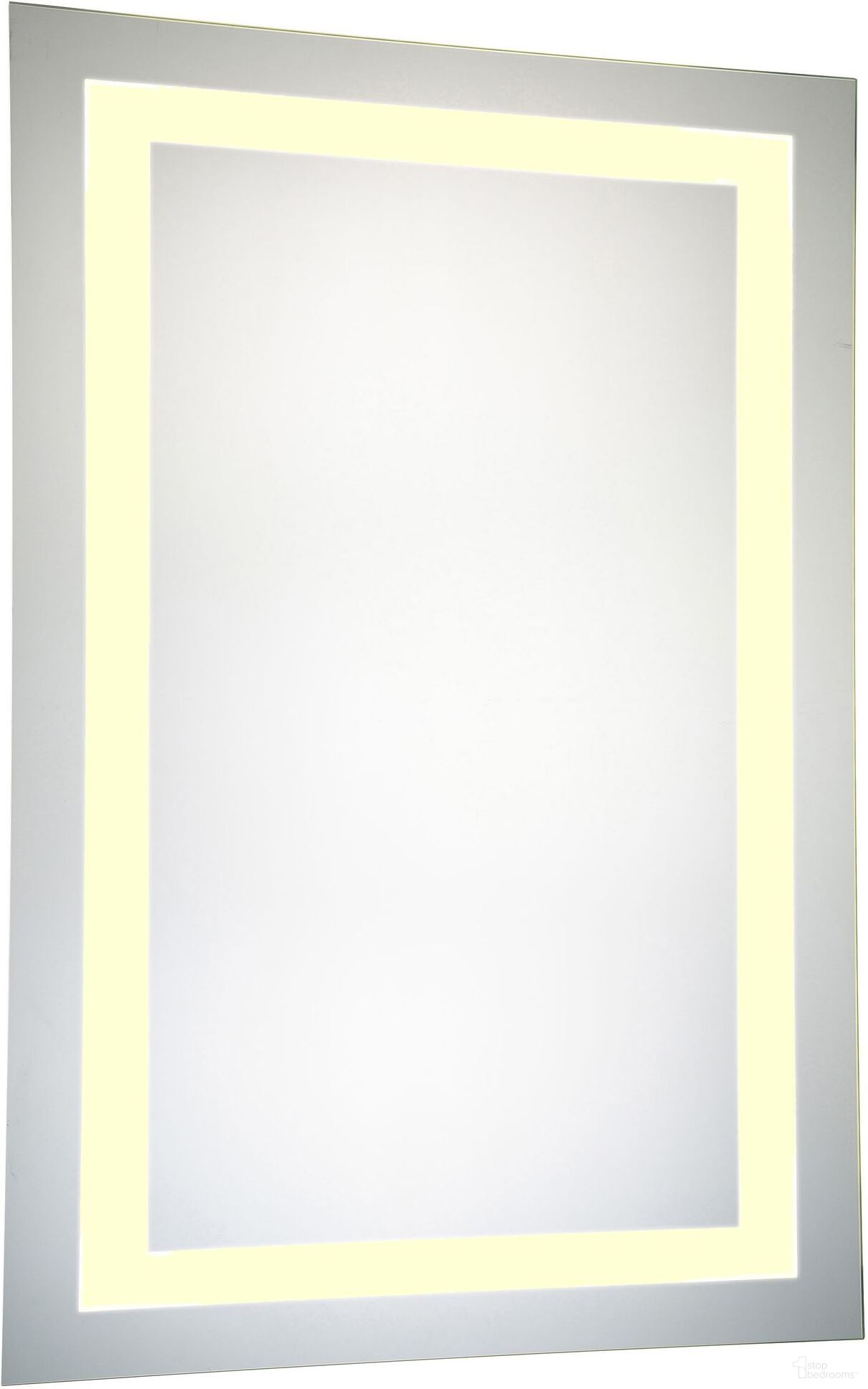 Mre 6014 Nova 24" Rectangular Glossy White Mirror
