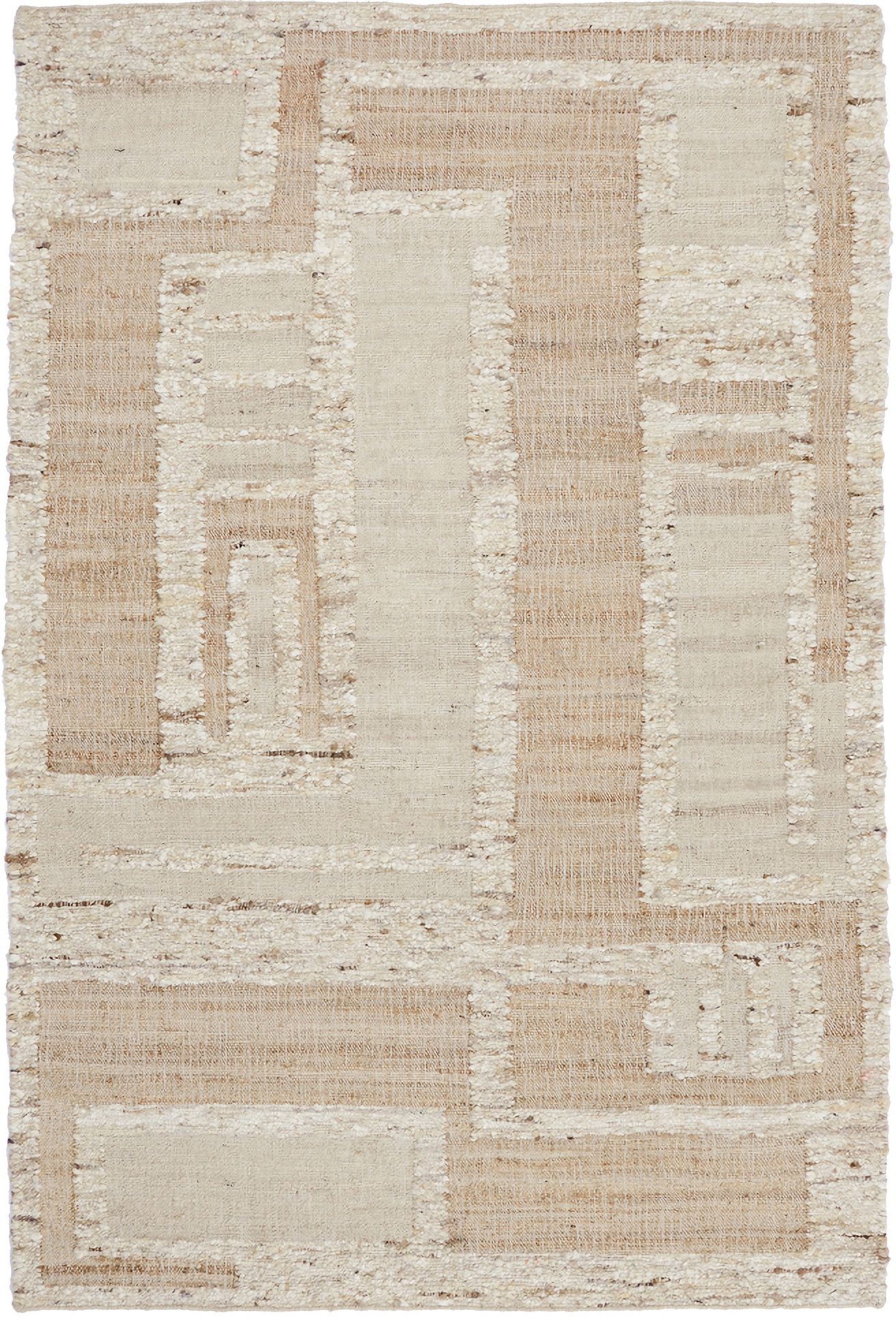 Muda 2x3 Rug In Natural and Ivory