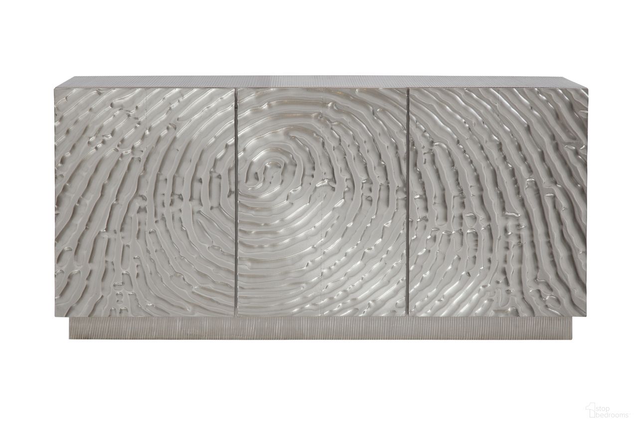 The appearance of Mug Shot Server In Silver designed by Bassett Mirror Company in the modern / contemporary interior design. This silver piece of furniture was selected by 1StopBedrooms from Mug Collection to add a touch of cosiness and style into your home. Sku: 6049-DR-576. Material: Mango Wood.