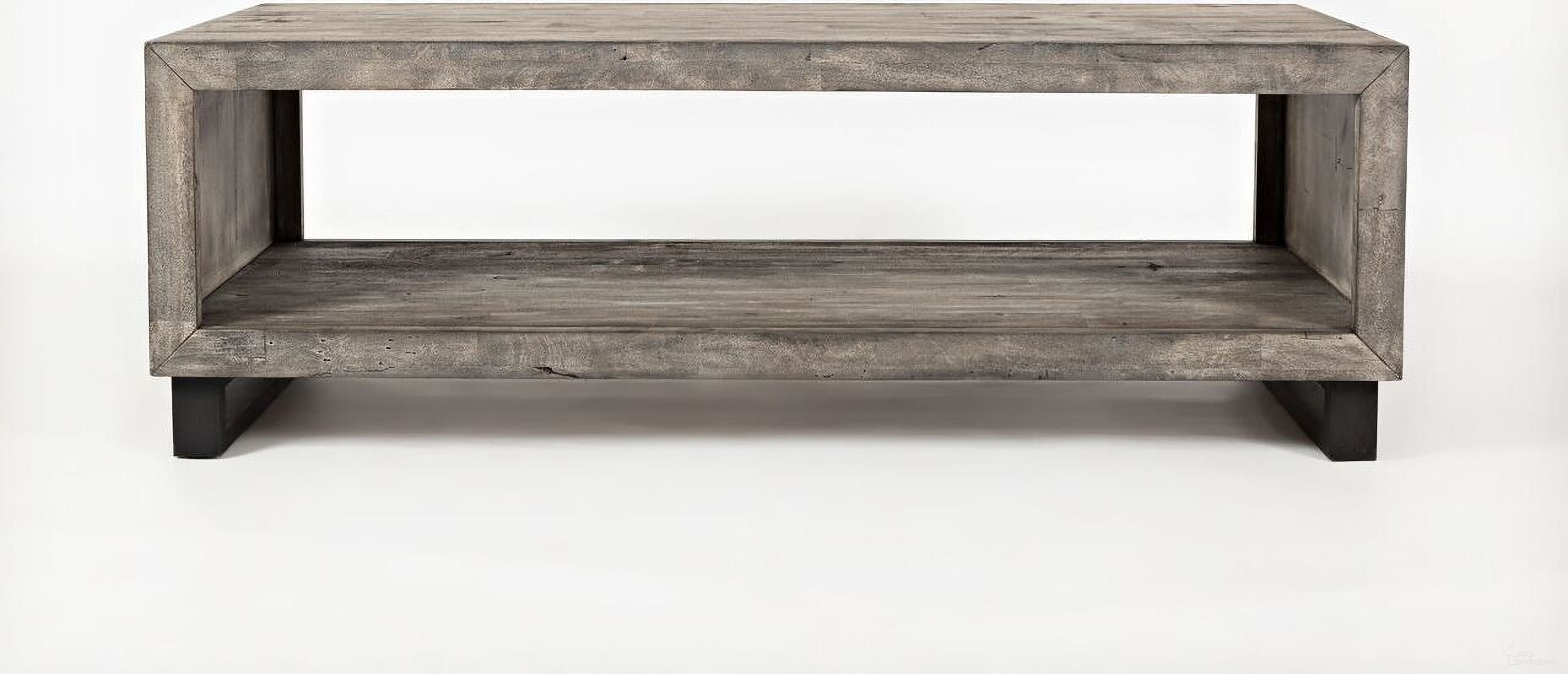 The appearance of Mulholland Drive 56 Inch Coffee Table In Grey designed by Jofran in the transitional interior design. This grey piece of furniture was selected by 1StopBedrooms from Mulholland Drive Collection to add a touch of cosiness and style into your home. Sku: 1670-1. Material: Iron.