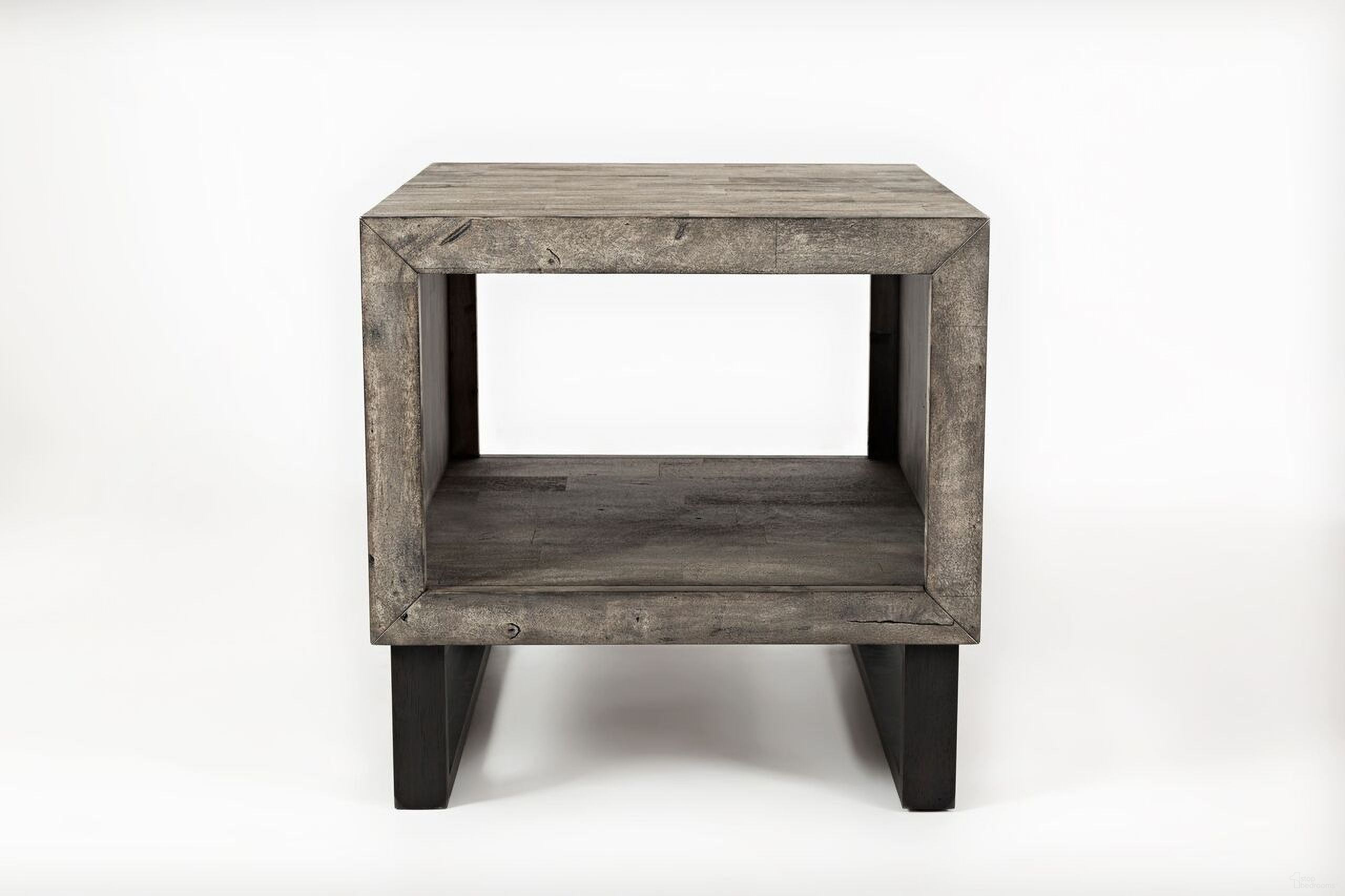 The appearance of Mulholland Drive End Table In Grey designed by Jofran in the transitional interior design. This grey piece of furniture was selected by 1StopBedrooms from Mulholland Drive Collection to add a touch of cosiness and style into your home. Sku: 1670-3. Material: Iron.
