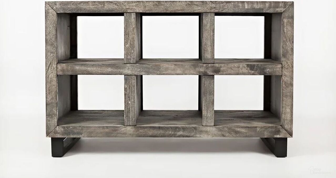 The appearance of Mulholland Drive 47 Inch Sofa Table In Grey designed by Jofran in the transitional interior design. This grey piece of furniture was selected by 1StopBedrooms from Mulholland Drive Collection to add a touch of cosiness and style into your home. Sku: 1670-4. Material: Iron.