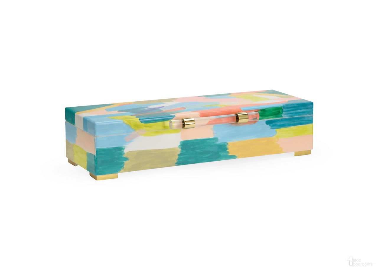 Multicolor Box In Blue and Green