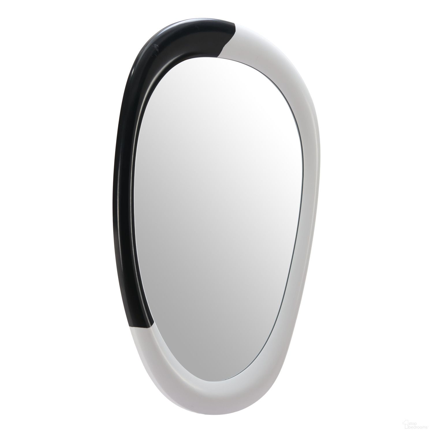 The appearance of Muna Mirror In White and Black designed by Zuo Modern in the modern / contemporary interior design. This white and black piece of furniture was selected by 1StopBedrooms from Muna Collection to add a touch of cosiness and style into your home. Sku: 110189. Material: MDF.
